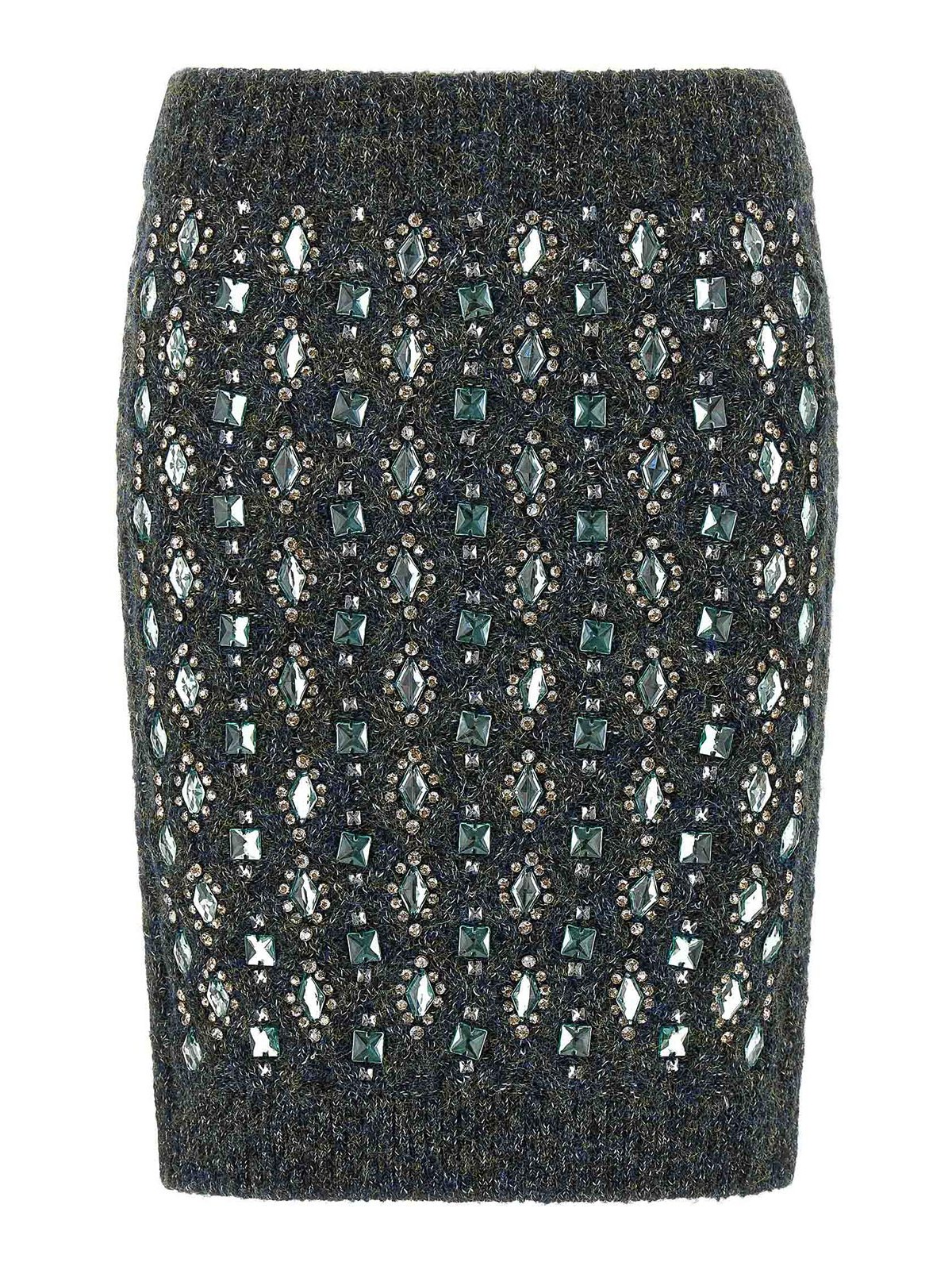 Pinko Strong Enough Skirt Muline And Fw25 In Black
