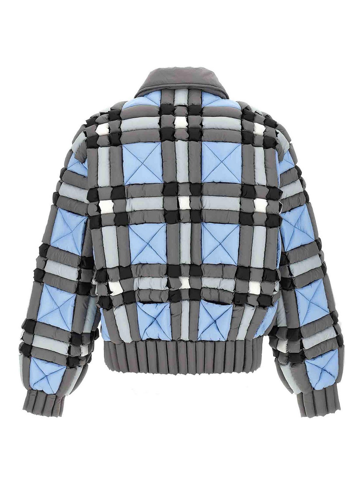 Raxxy Coats Blue And Green In Gray
