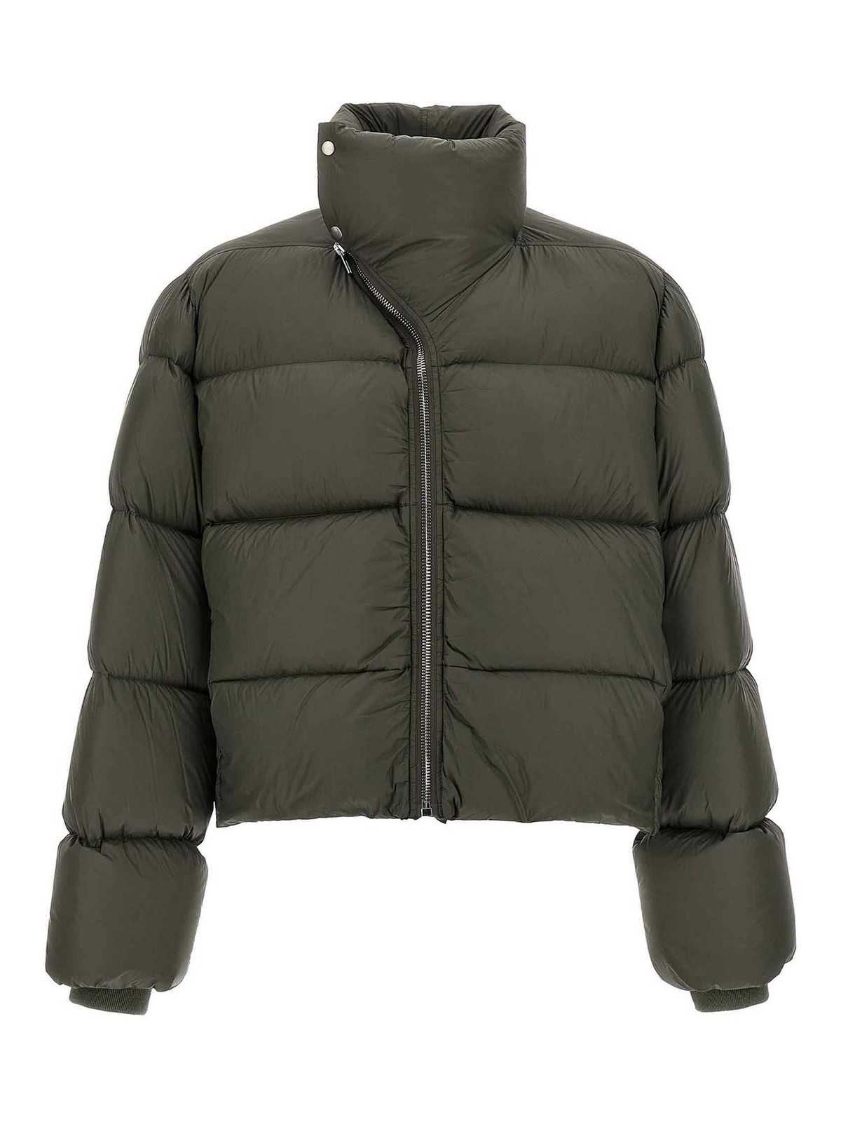 Rick Owens Down Jacket In Green
