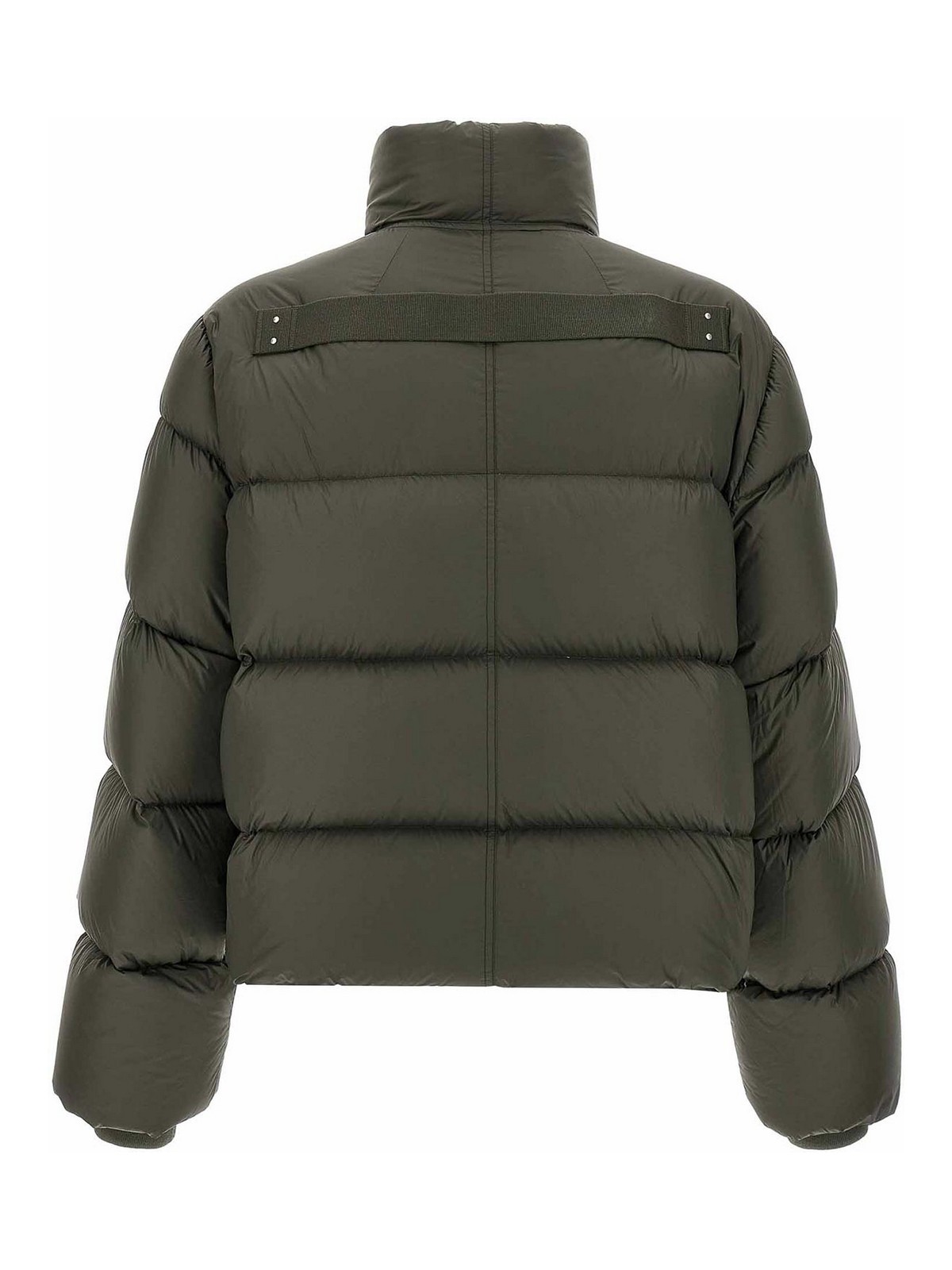 Rick Owens Down Jacket In Green