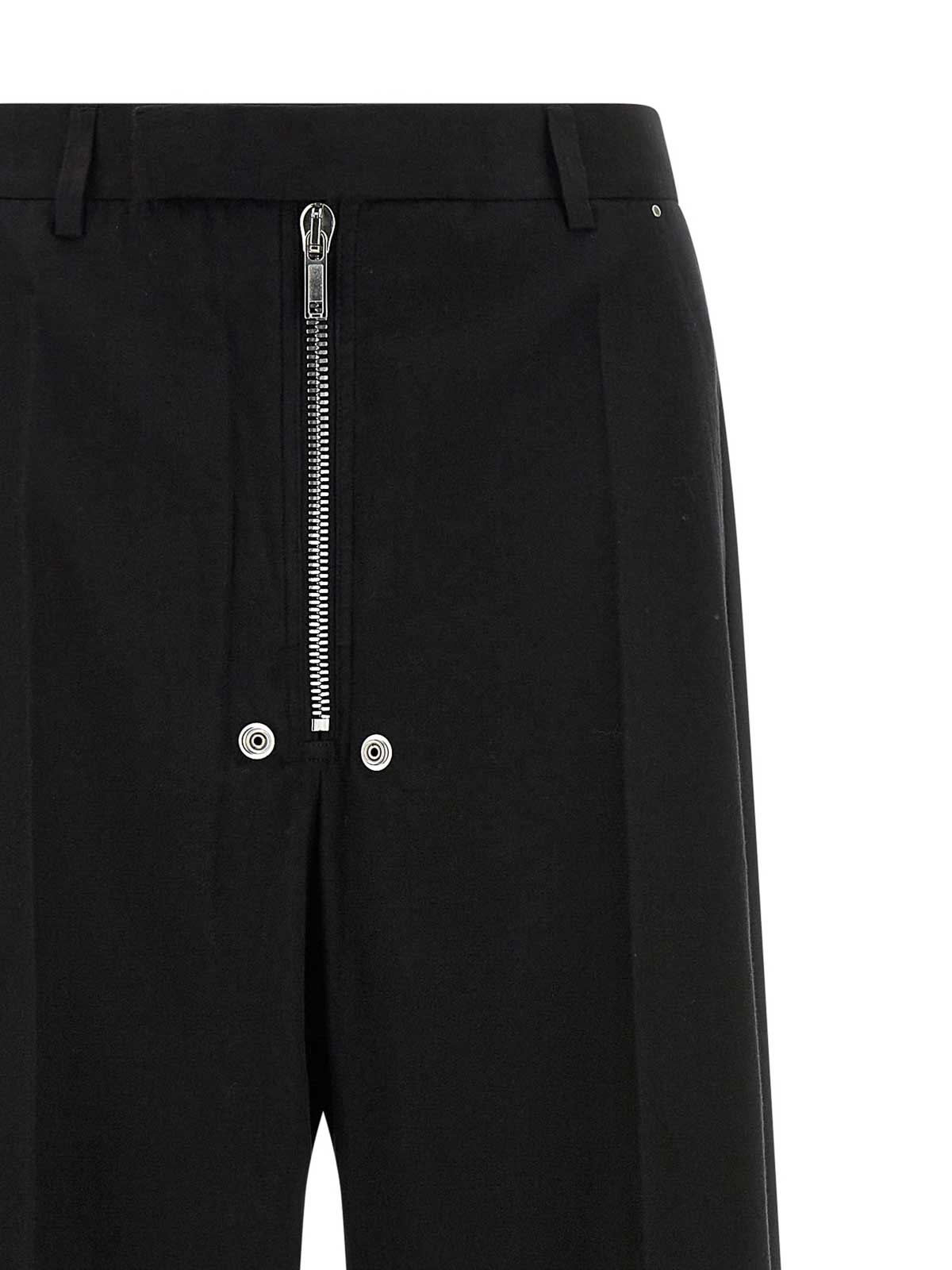 Rick Owens Tailored Wide Belas Pants In Black