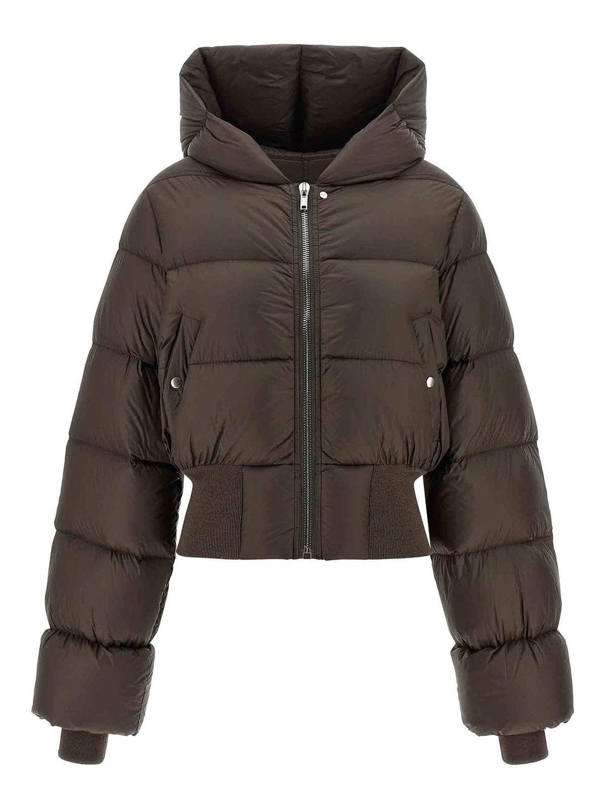 Rick Owens Bomber Jacket In Gray