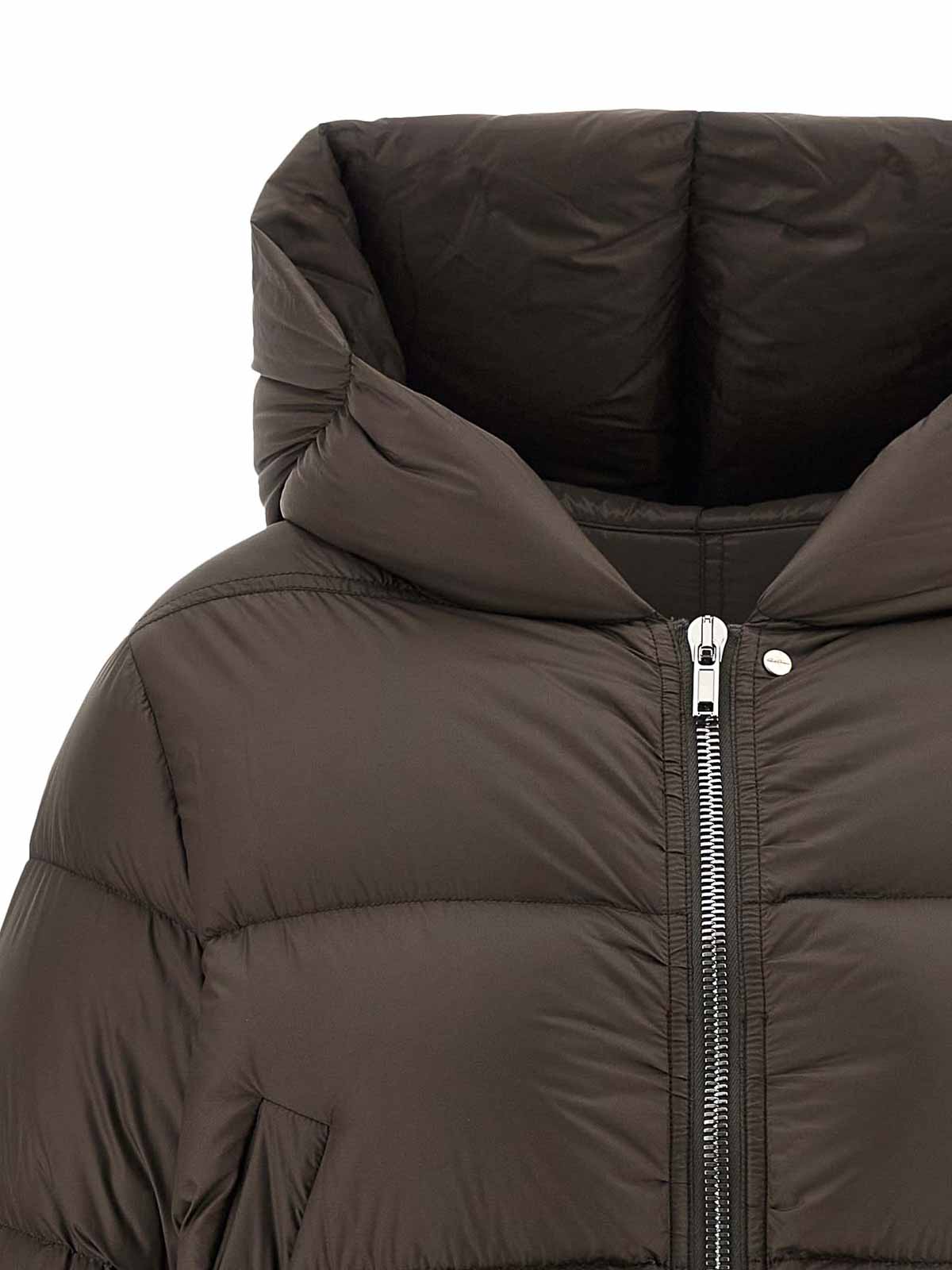 Rick Owens Bomber Jacket In Gray