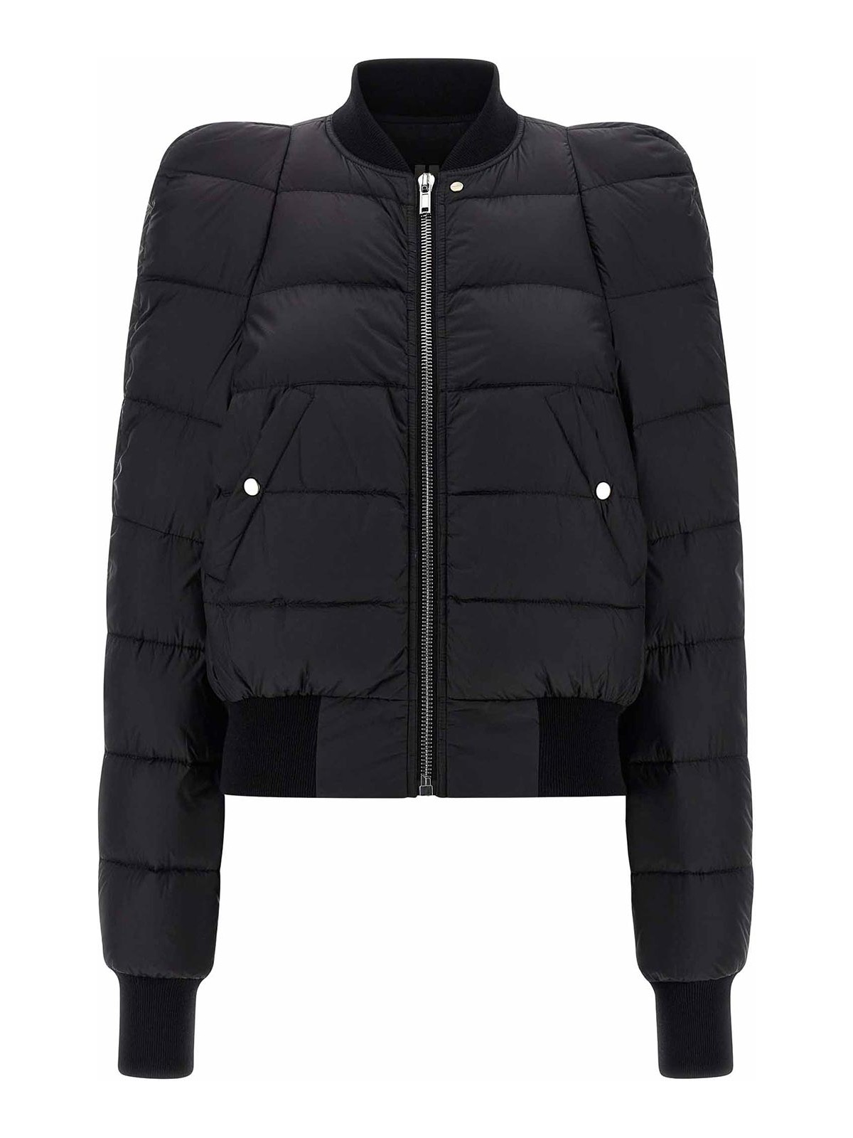 Rick Owens Duvet Flight Bomber Jacket In Black