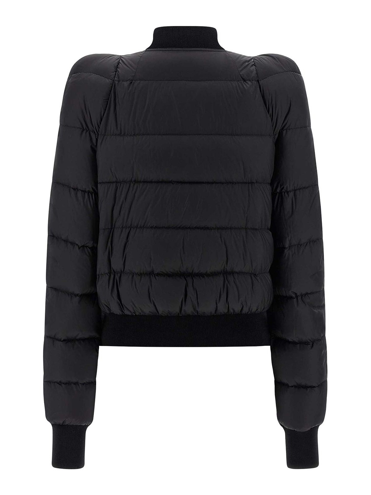 Rick Owens Duvet Flight Bomber Jacket In Black