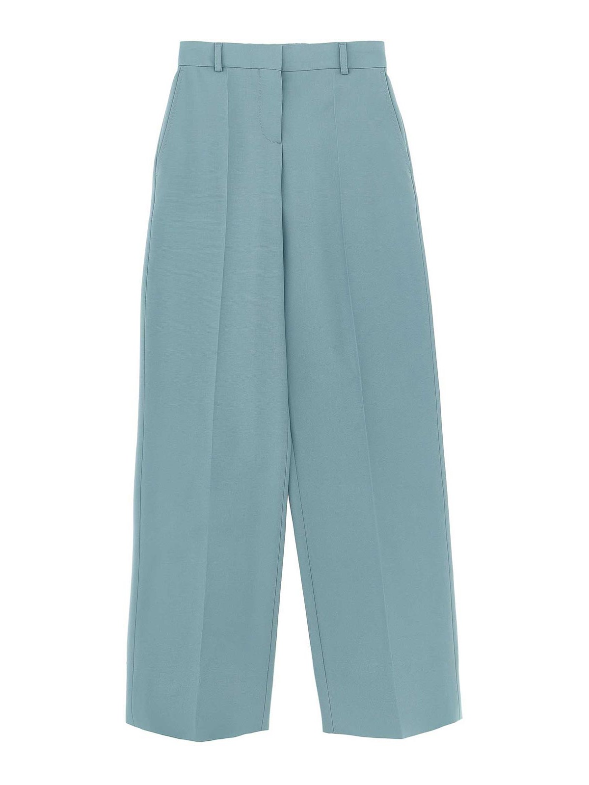 Stella Mccartney Low Waist Pants In Blue