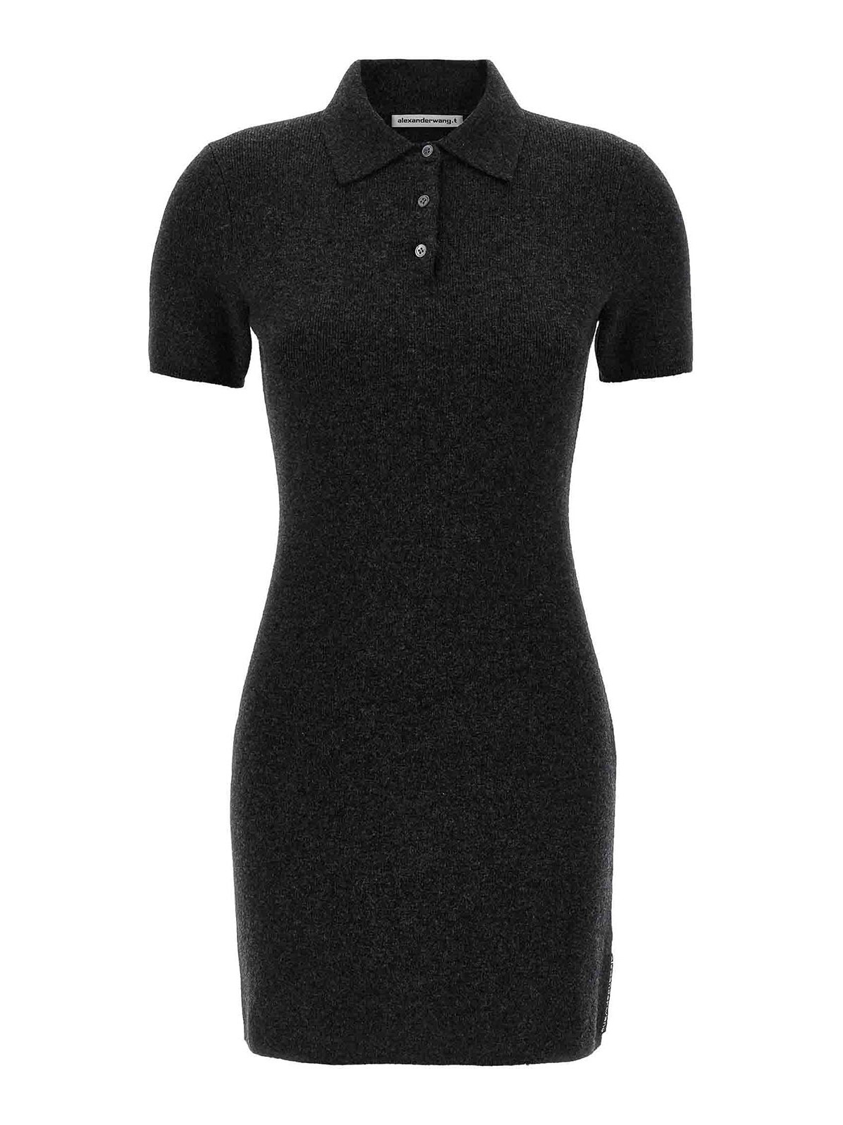 Alexander Wang T Polo Dress In Gray