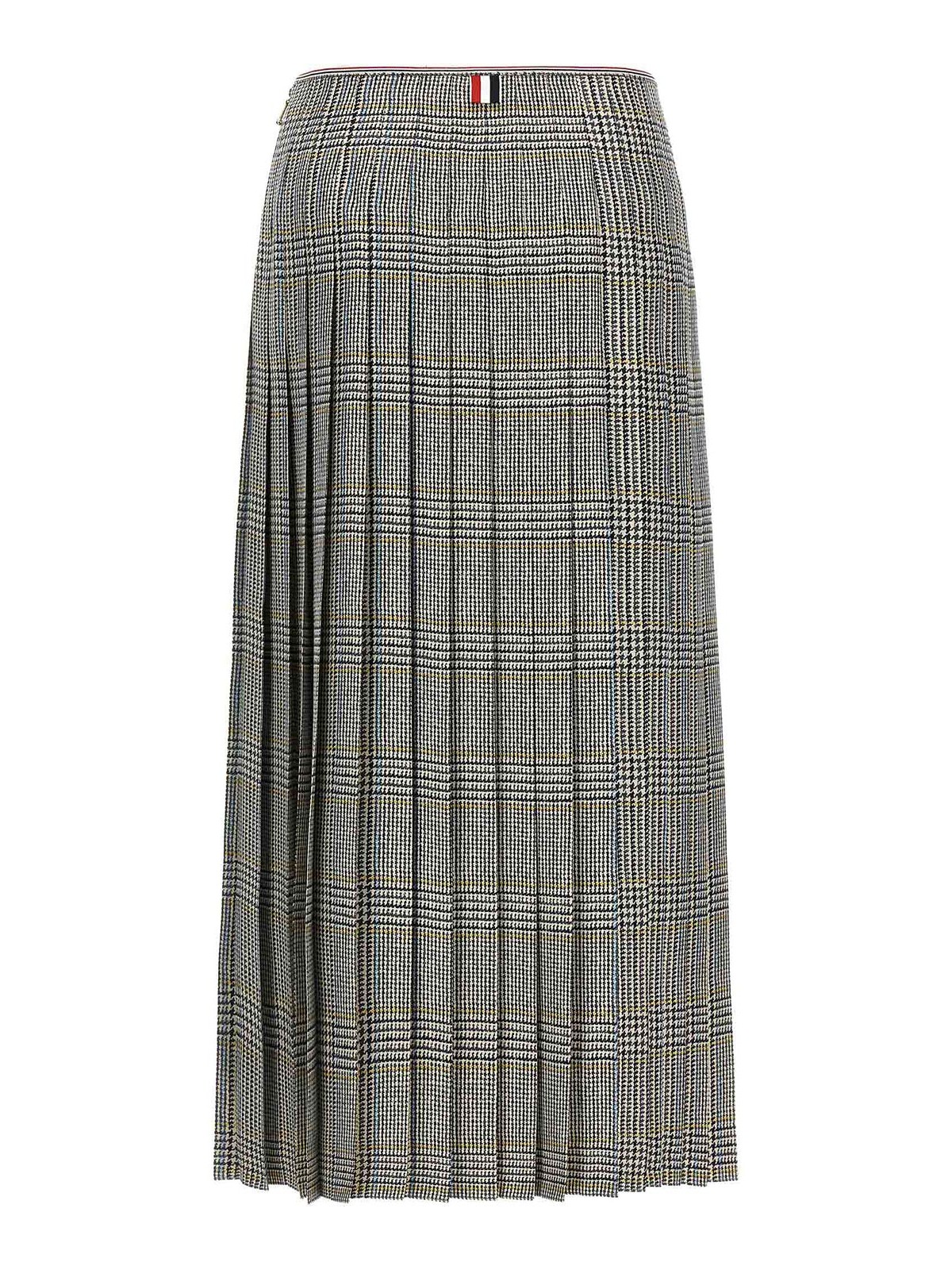 Thom Browne Pleated Skirt In Multi
