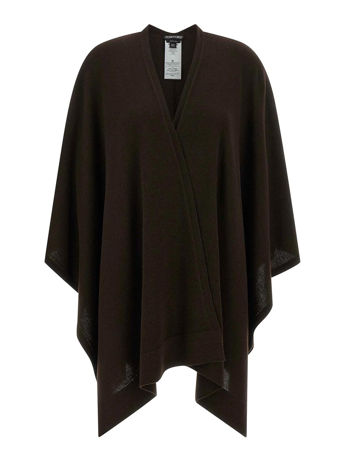 Tom Ford Cashmere Poncho Capes Brown In Black