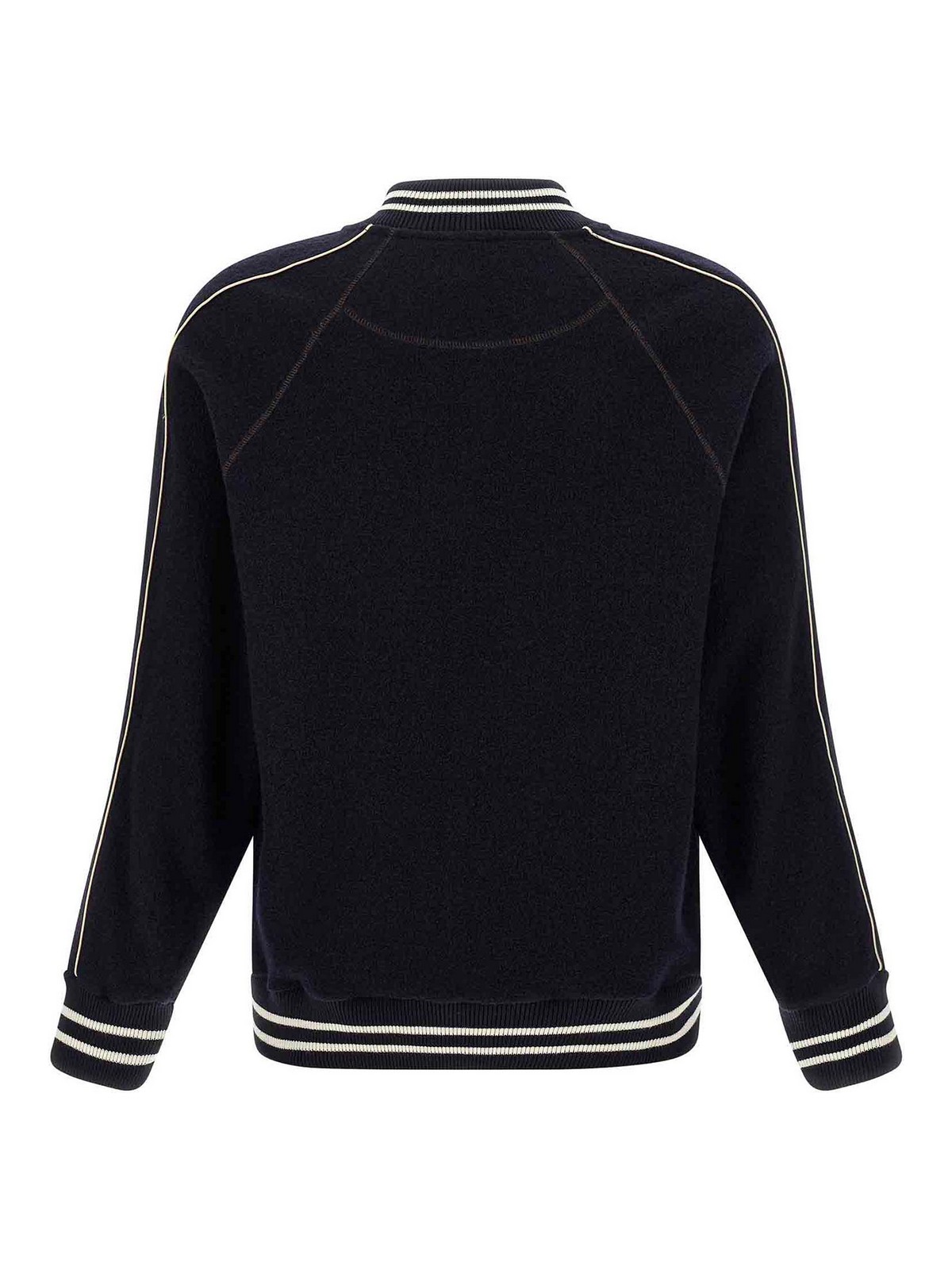 Wales Bonner The October Varsity Bomber Jacket In Black