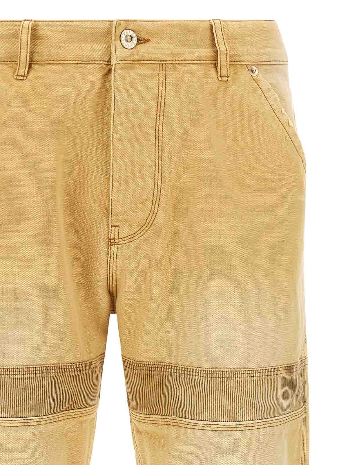 Wales Bonner Japanese Canvas Sierra Straight Trousers In Brown