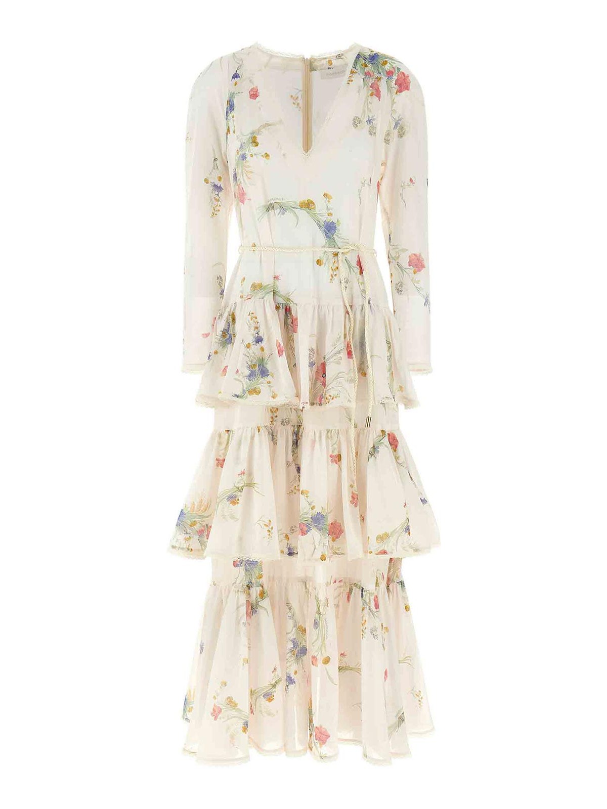 Zimmermann Lucky Maxi Dress In White