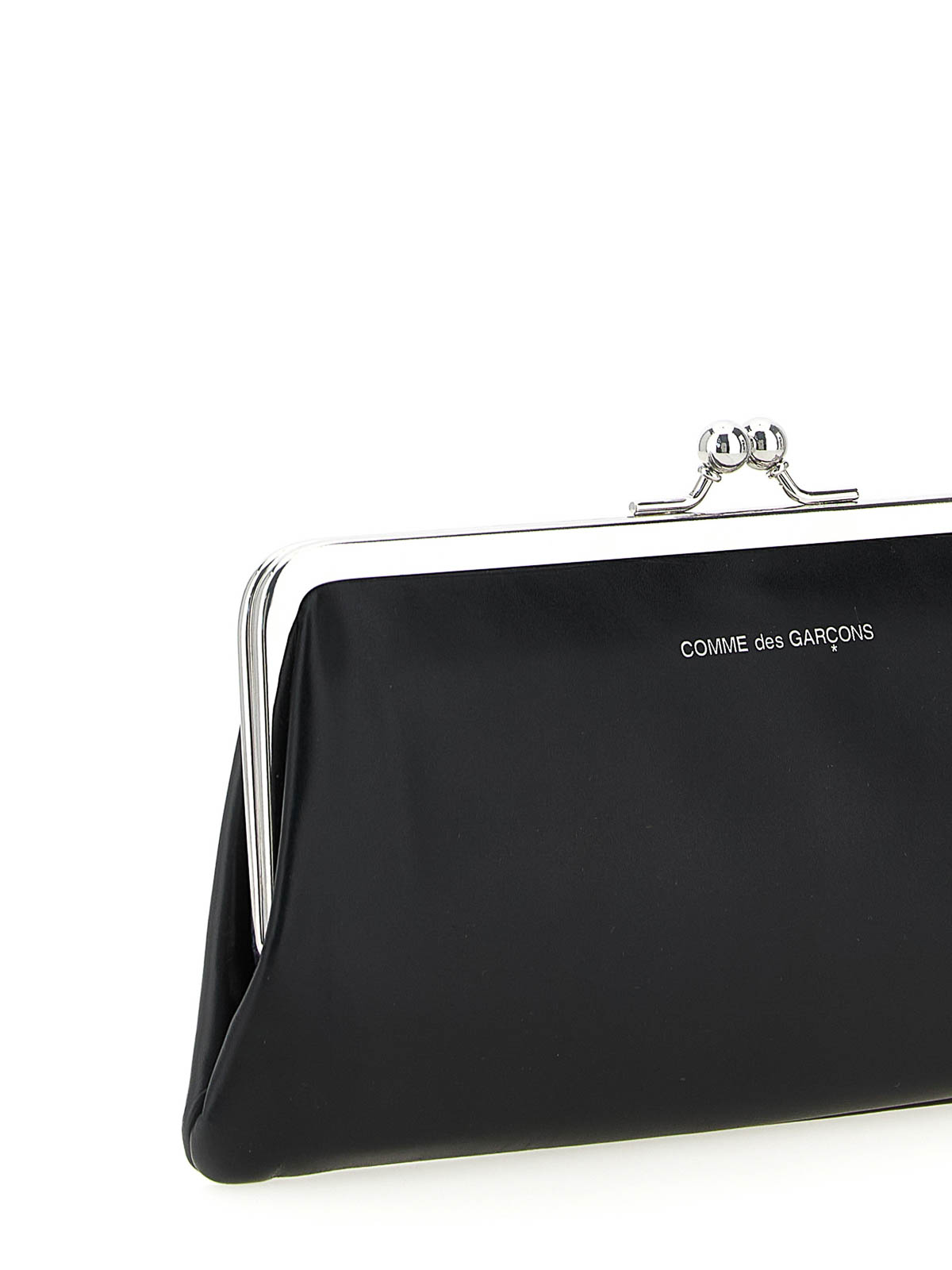 Comme Des Garçons Classic Clasp Purse In Black