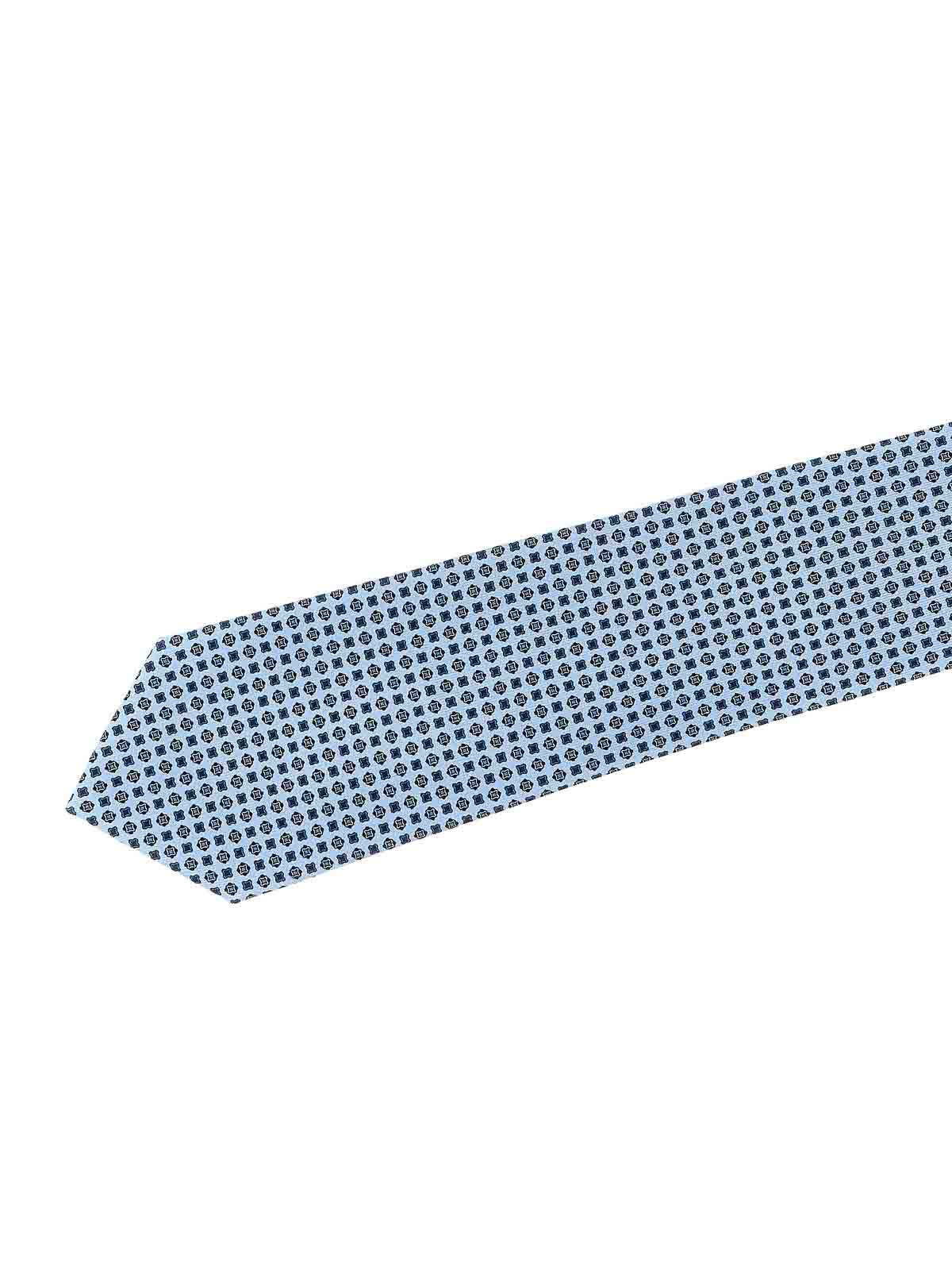 Brioni Jacquard Tie In Blue