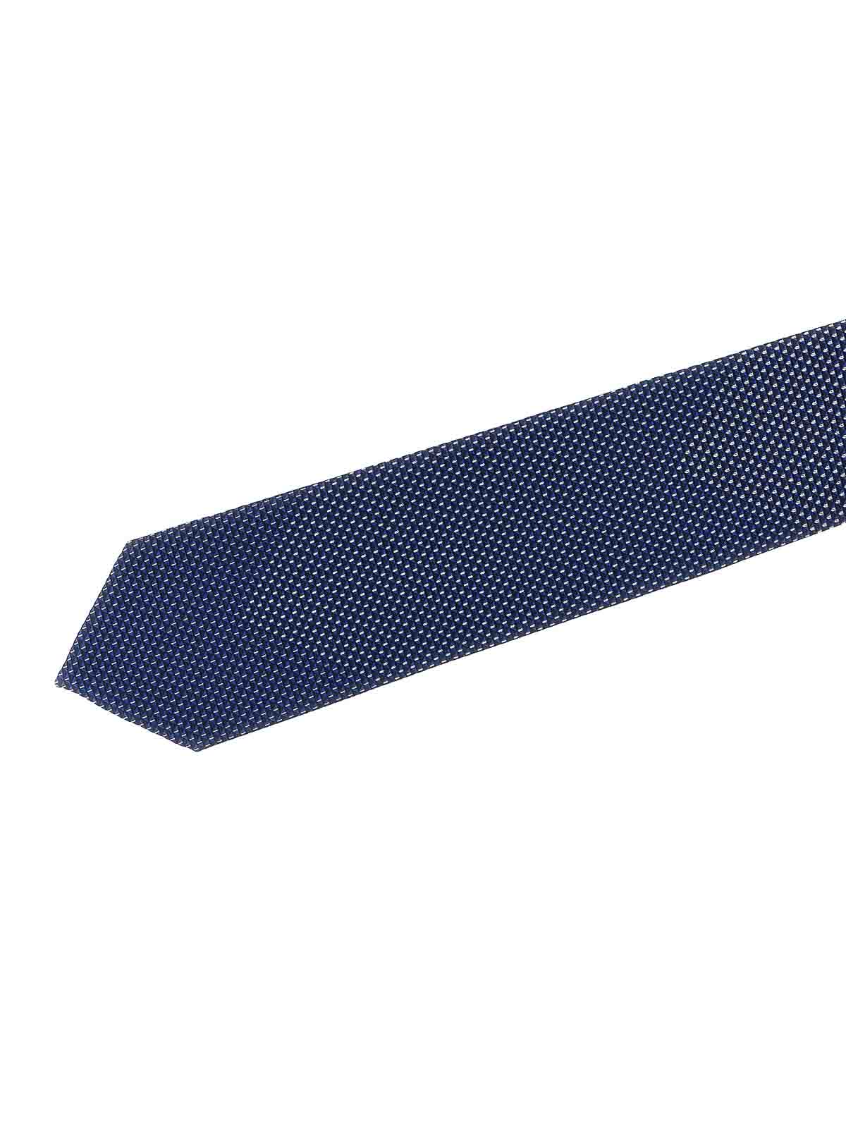 Brioni Jacquard Tie In Blue