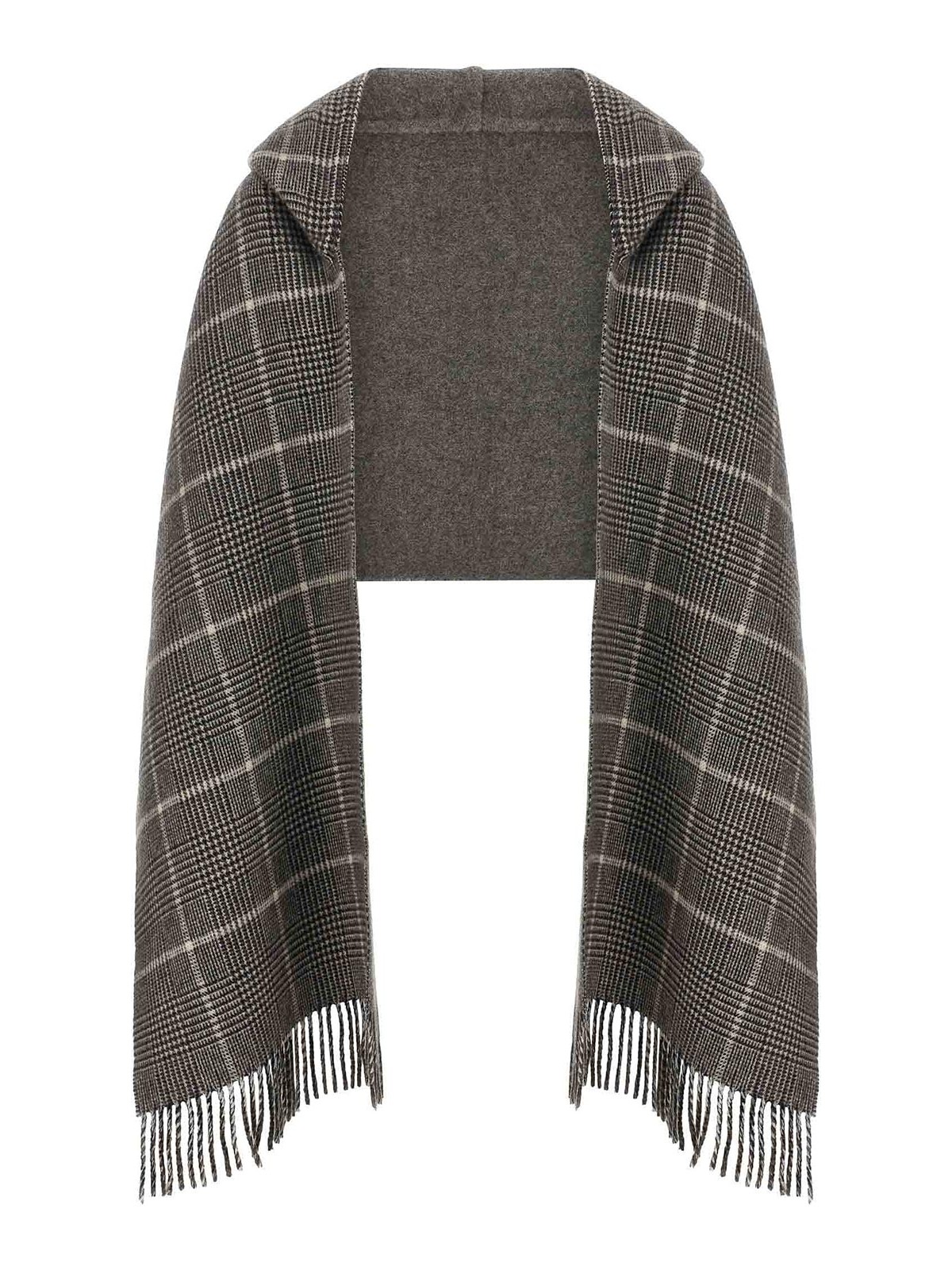 Brunello Cucinelli Hooded Scarf In Sand