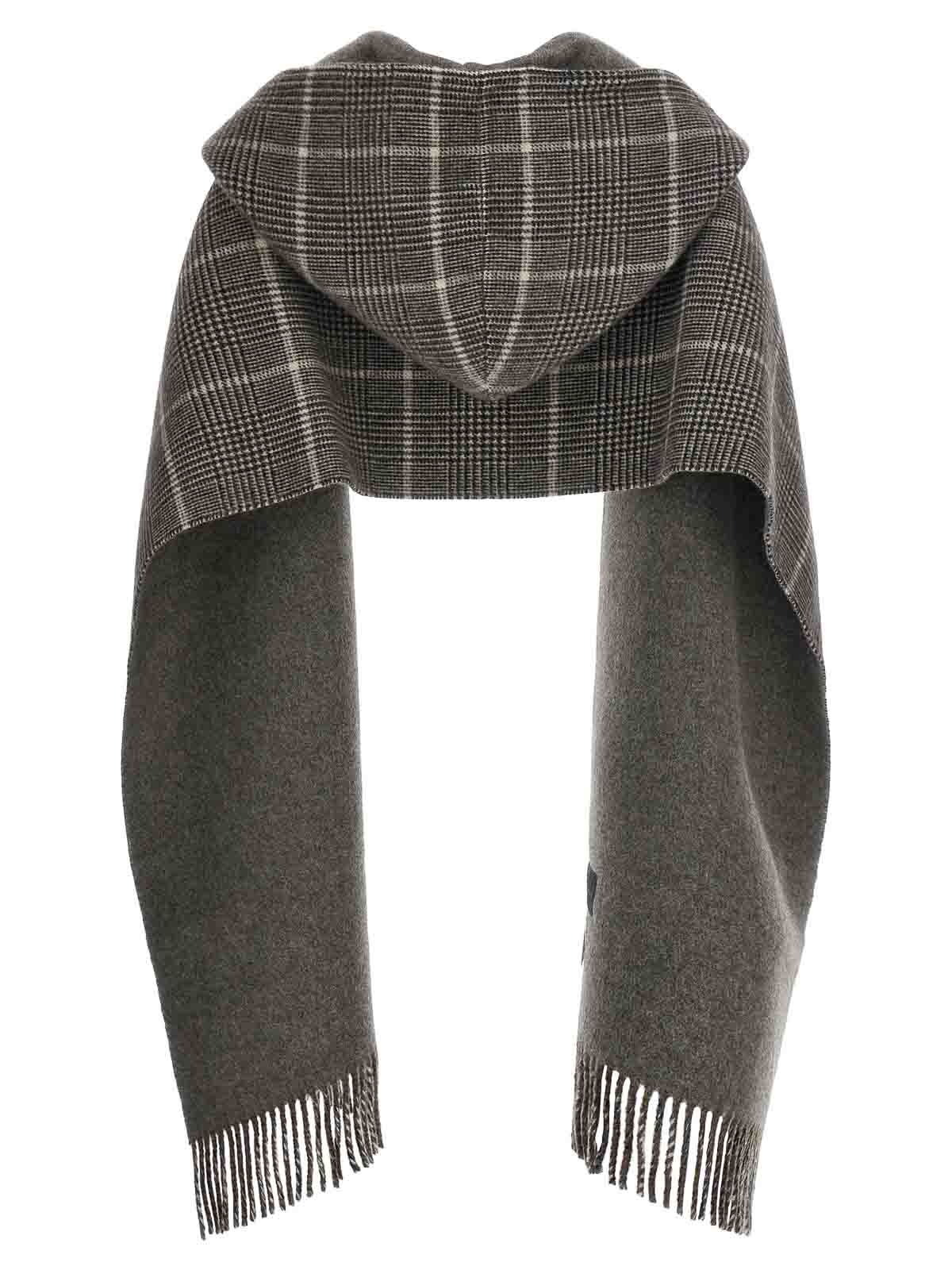 Brunello Cucinelli Hooded Scarf In Sand