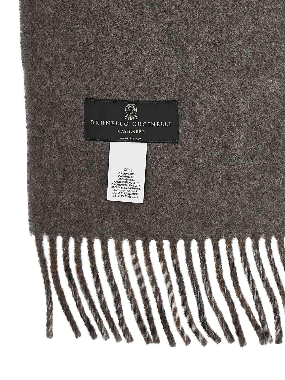 Brunello Cucinelli Hooded Scarf In Sand