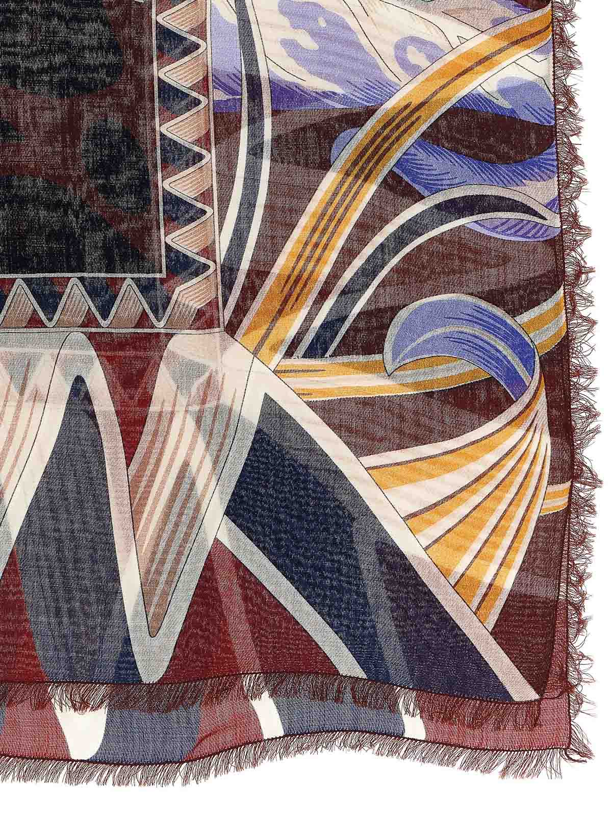 Ferragamo Giada Shawl In Multi