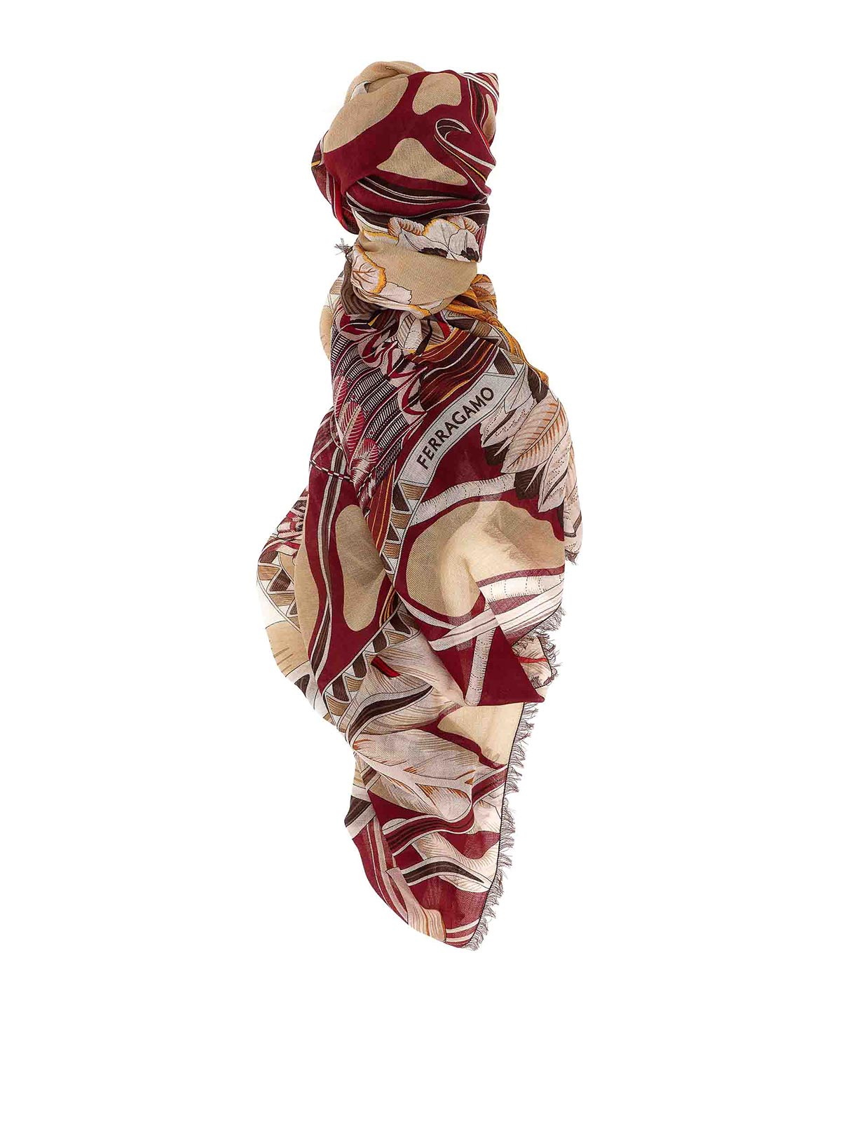 Ferragamo Giada Shawl In Multi