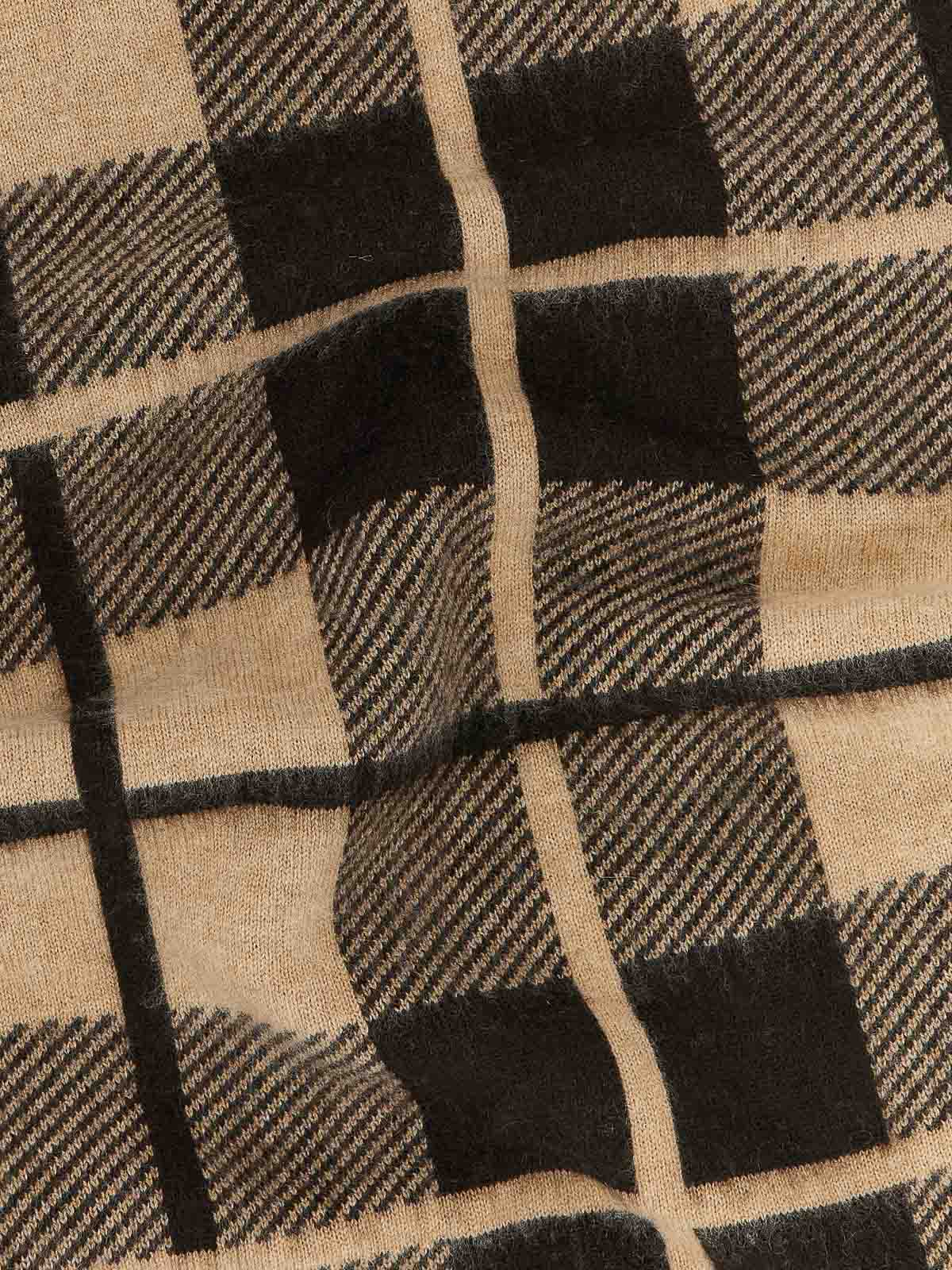 Guest In Residence The Plaid Big Scarf Scarf In Sand