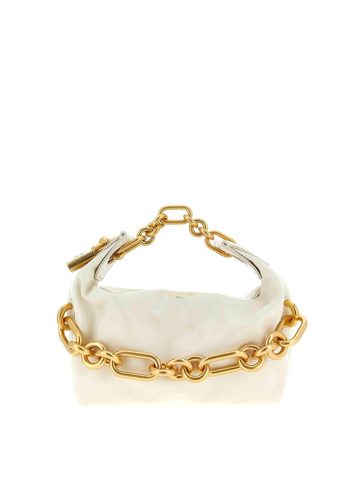 Balmain Sync Mini Handbag In White