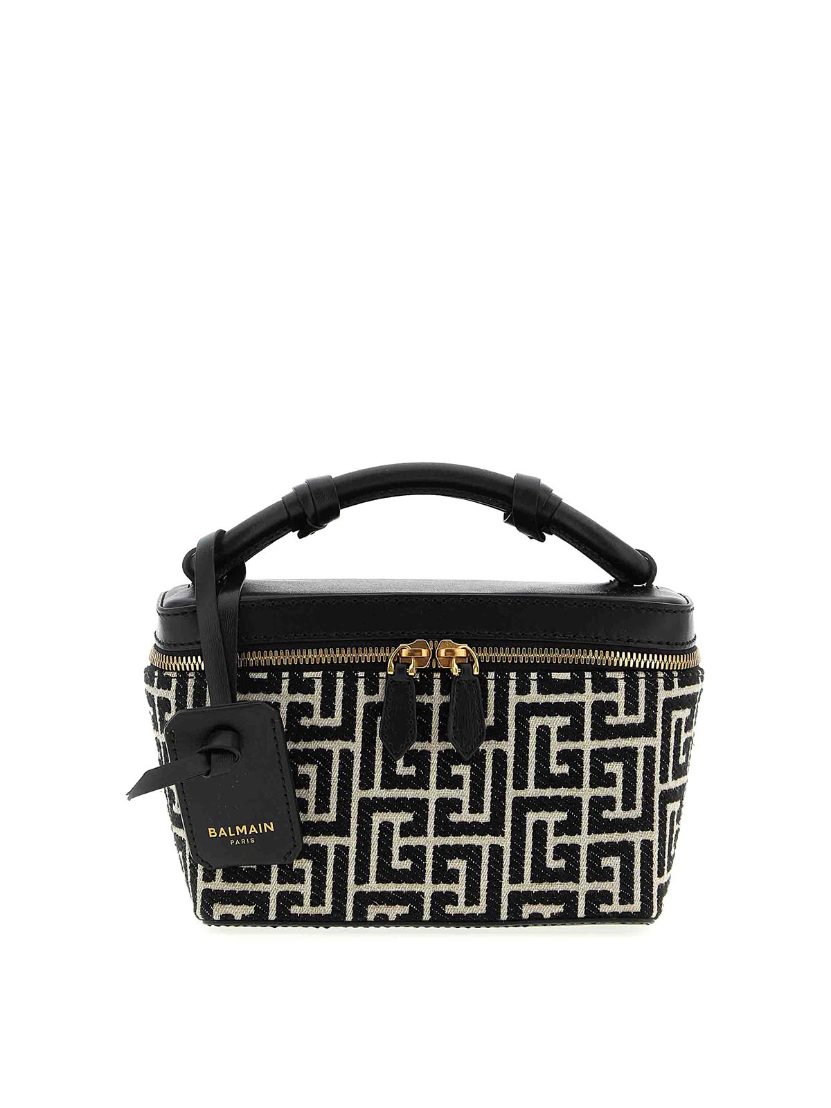 Balmain Trousse B-army Crossbody Bag In Black