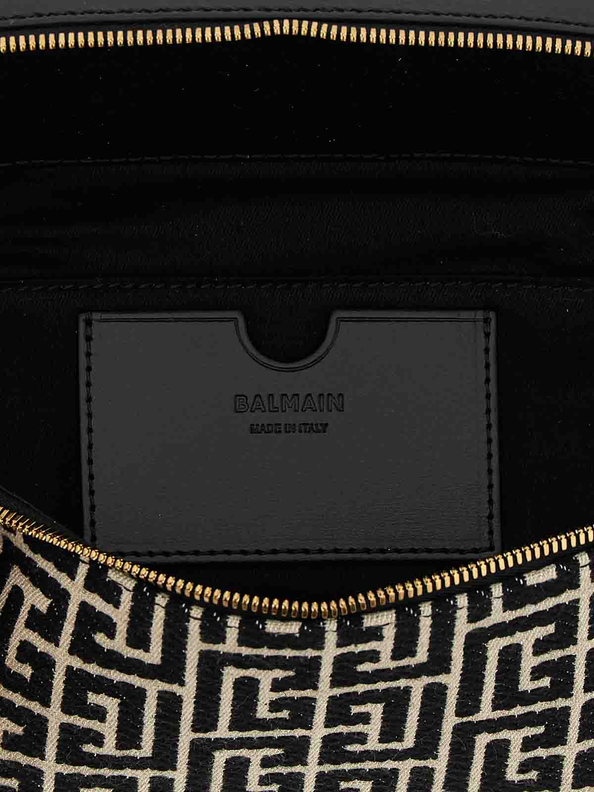 Balmain Trousse B-army Crossbody Bag In Black