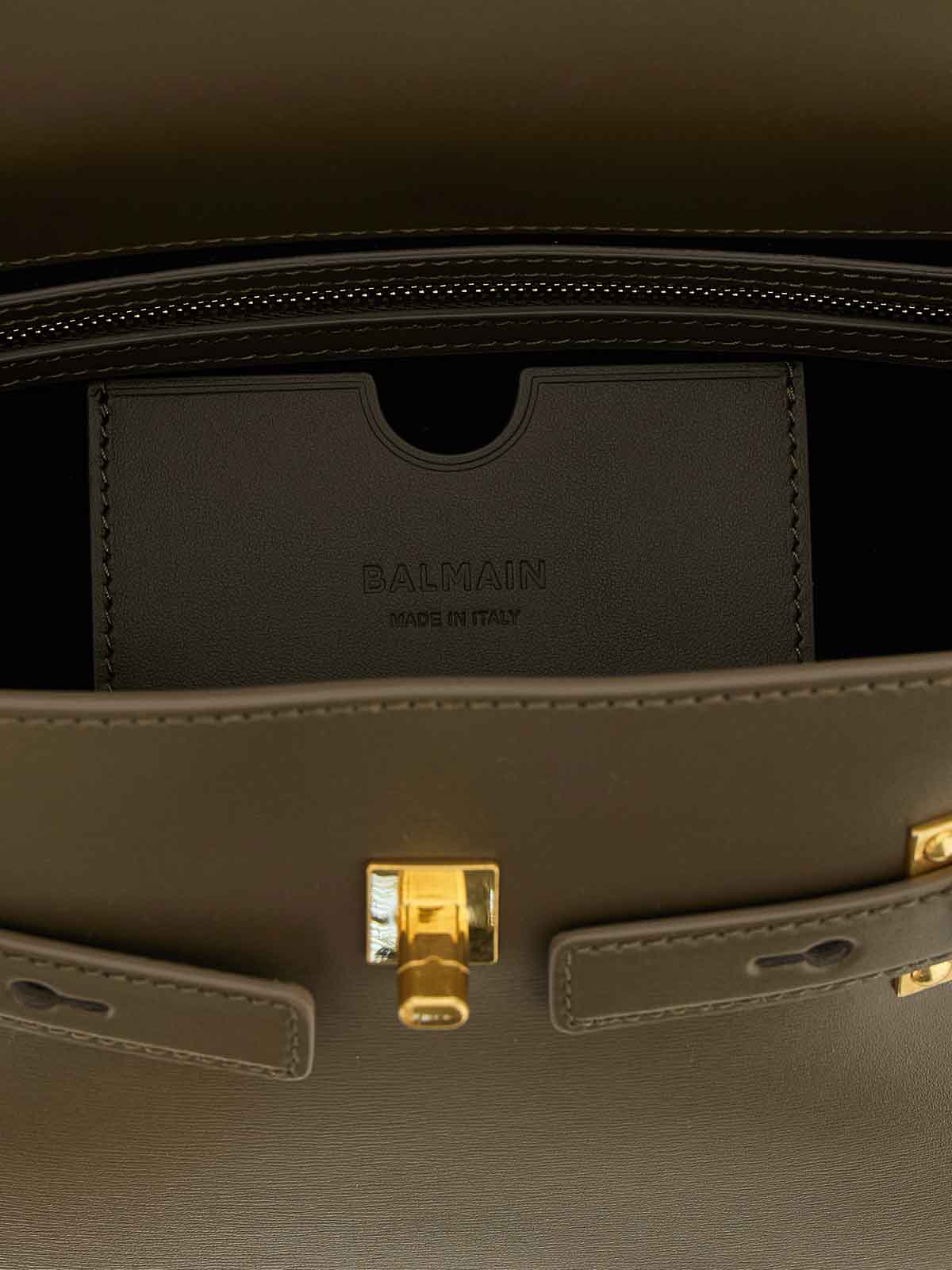 Balmain B-buzz 23 Handbag In Brown