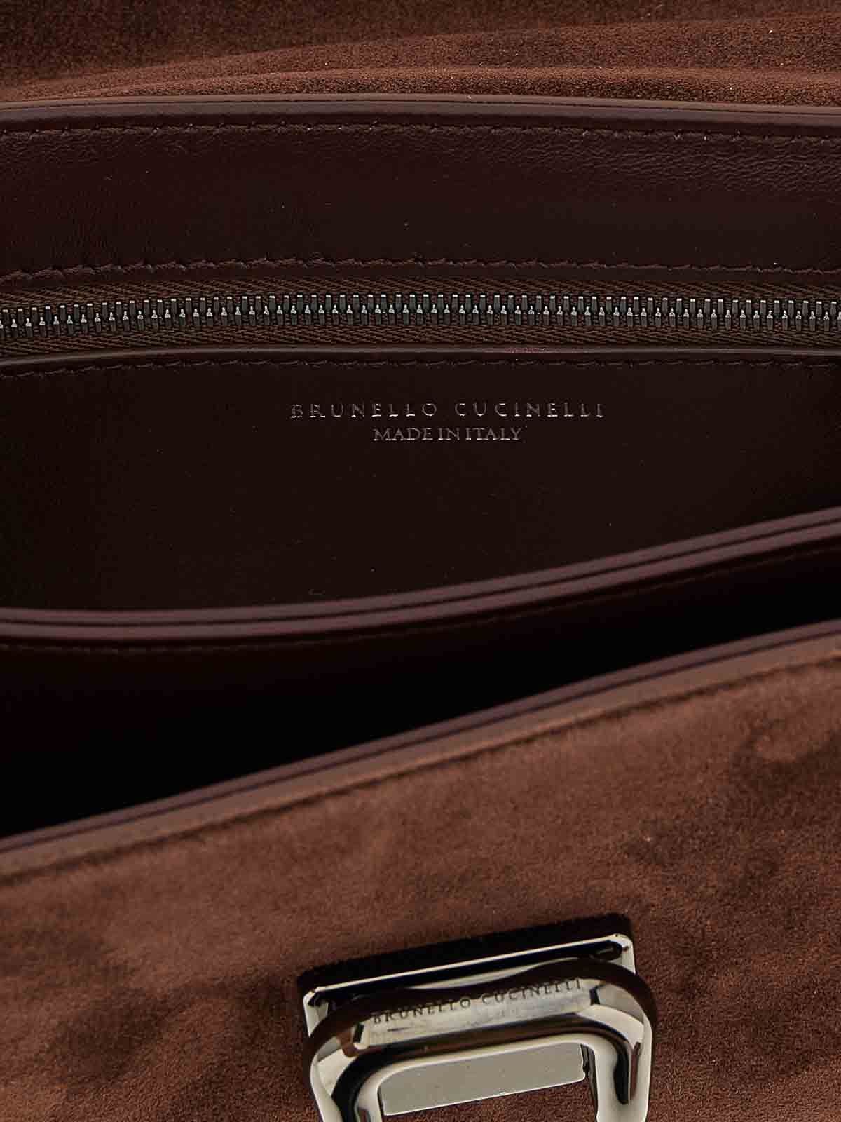 Brunello Cucinelli Sartorial Pouch In Red