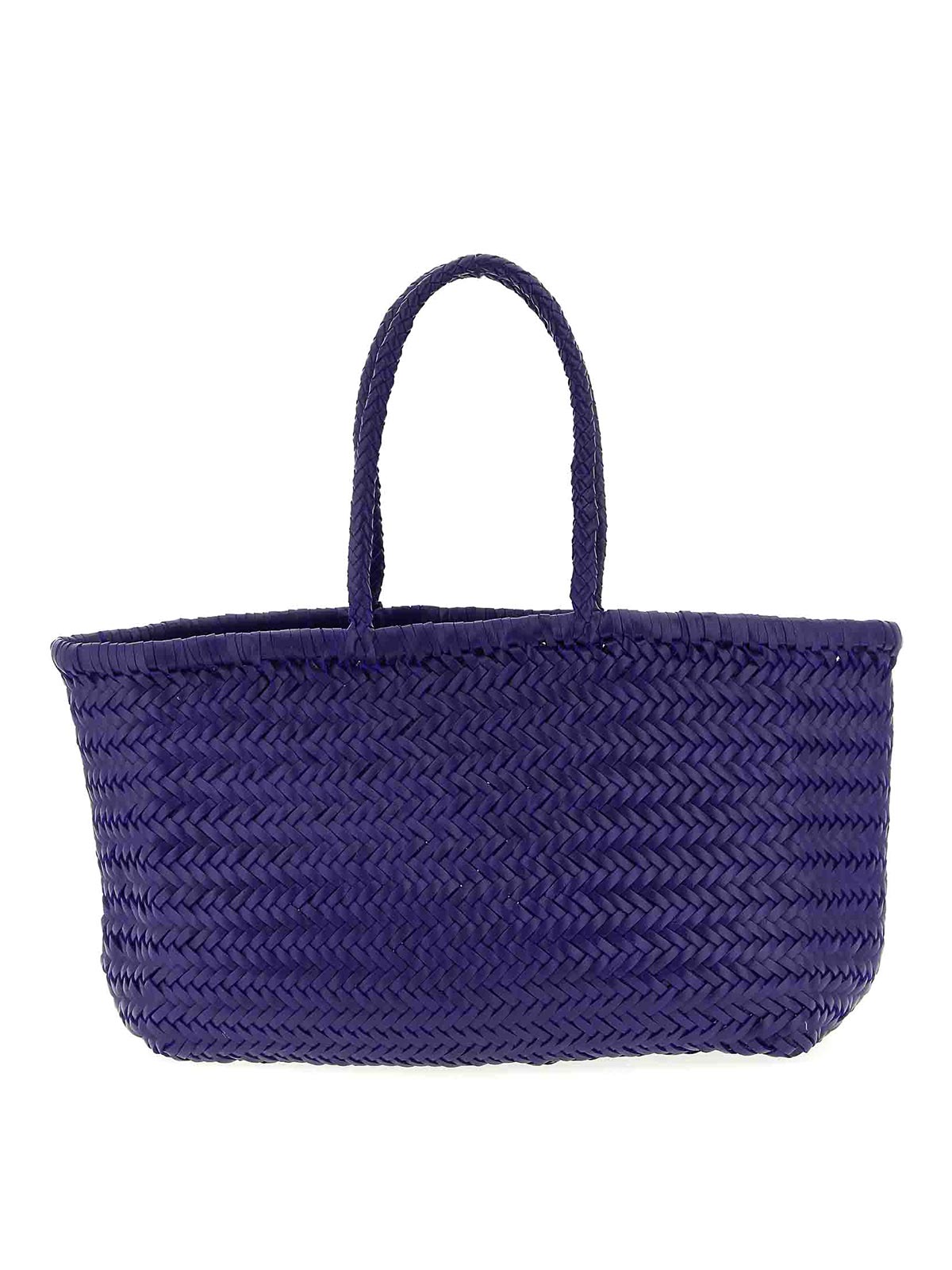 Dragon Diffusion Bamboo Triple Jump Large Shoulder Bag In Purple