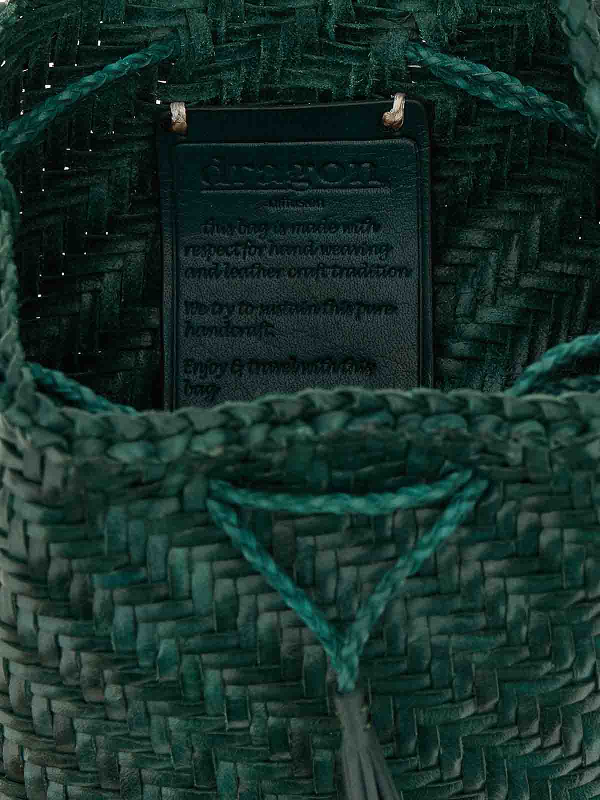 Dragon Diffusion Pompom Double Jump Crossbody Bags Green In Green