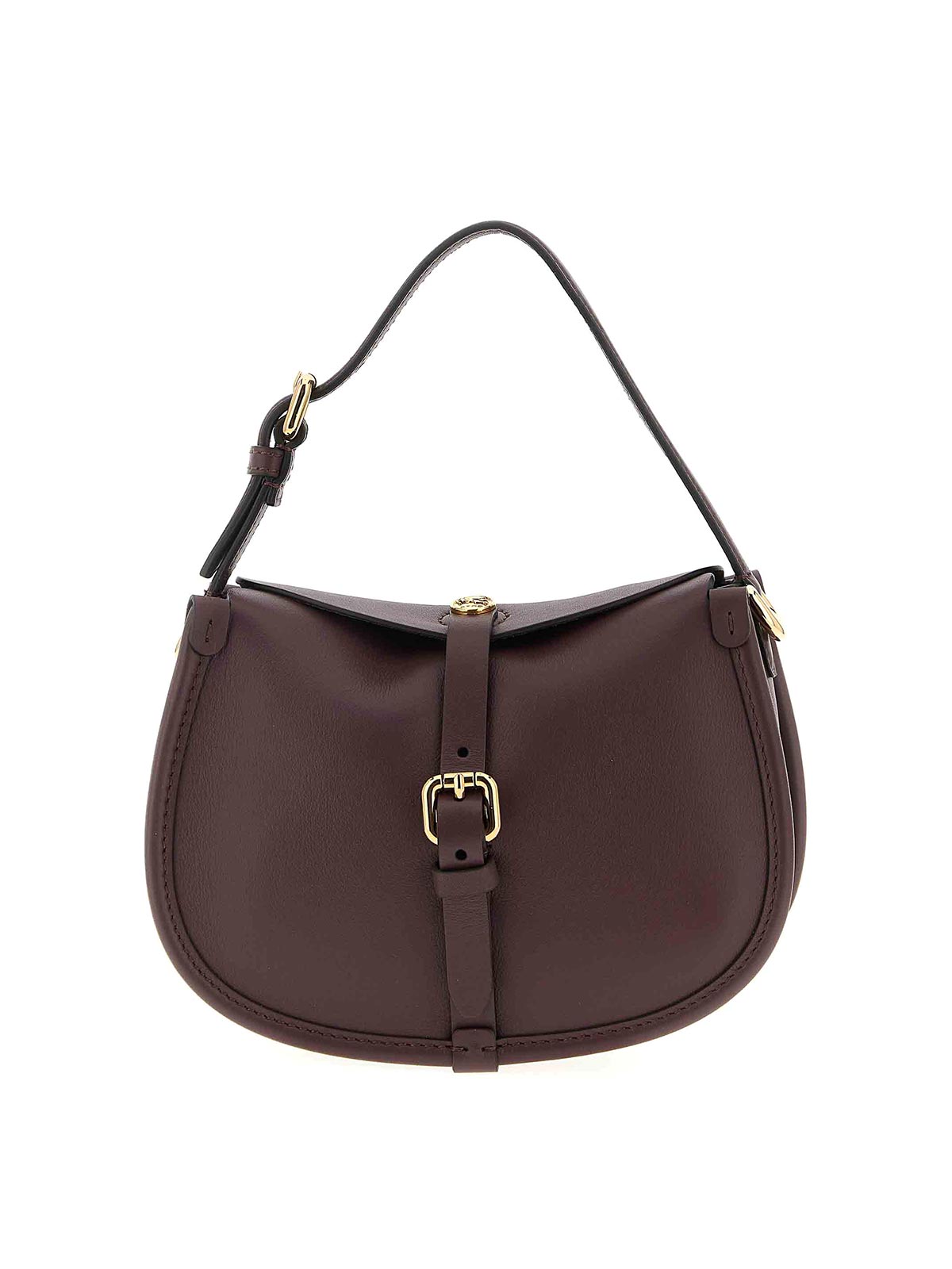 Etro Small Crossbody Bag With Adjustable Strap And Buckle Detail In Red