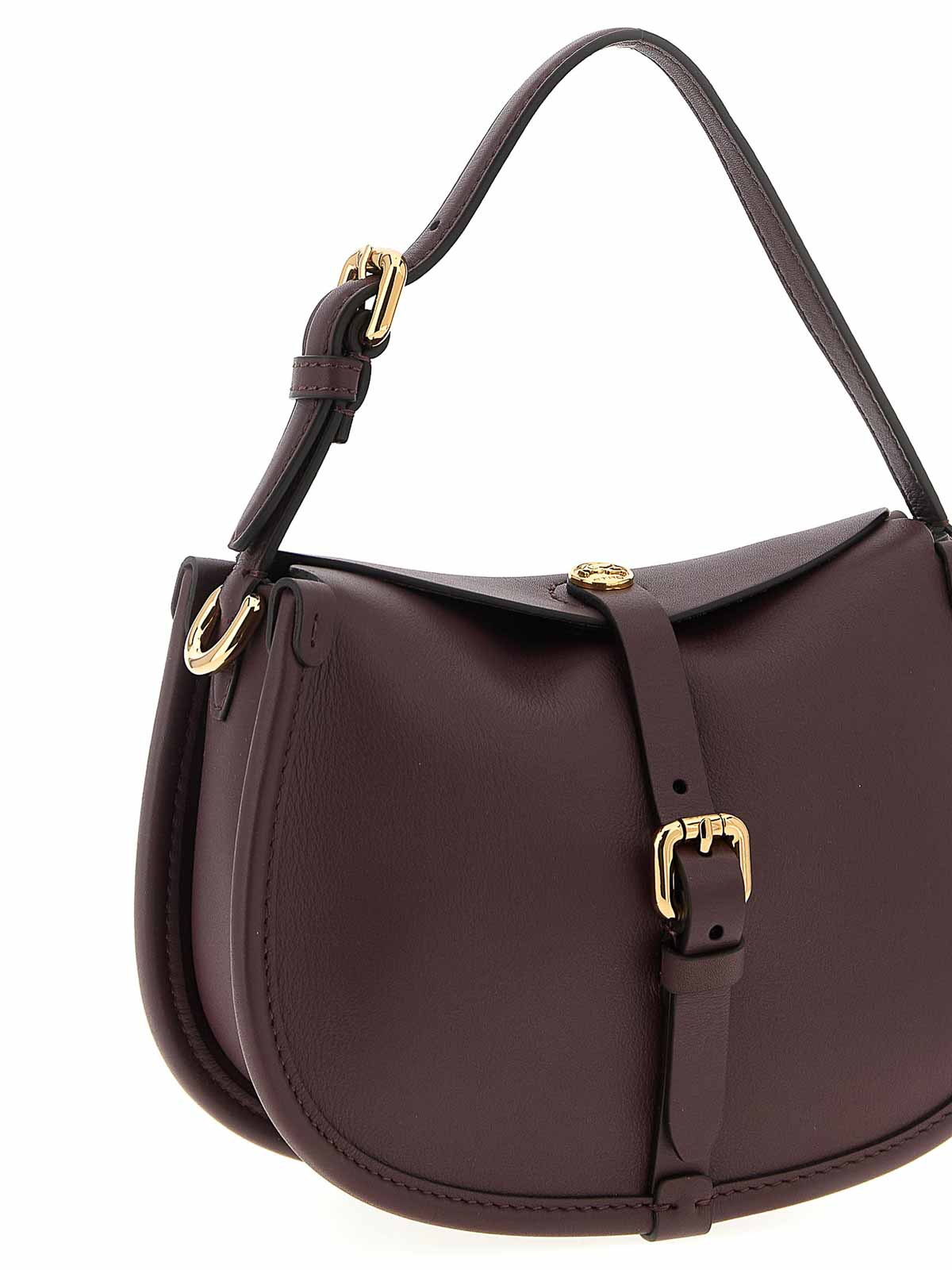 Etro Small Crossbody Bag With Adjustable Strap And Buckle Detail In Red