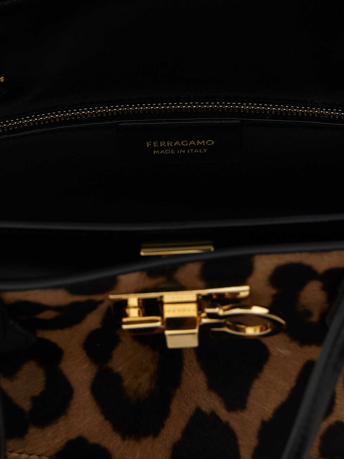 Ferragamo New  Studio Soft (l) Handbag In Brown
