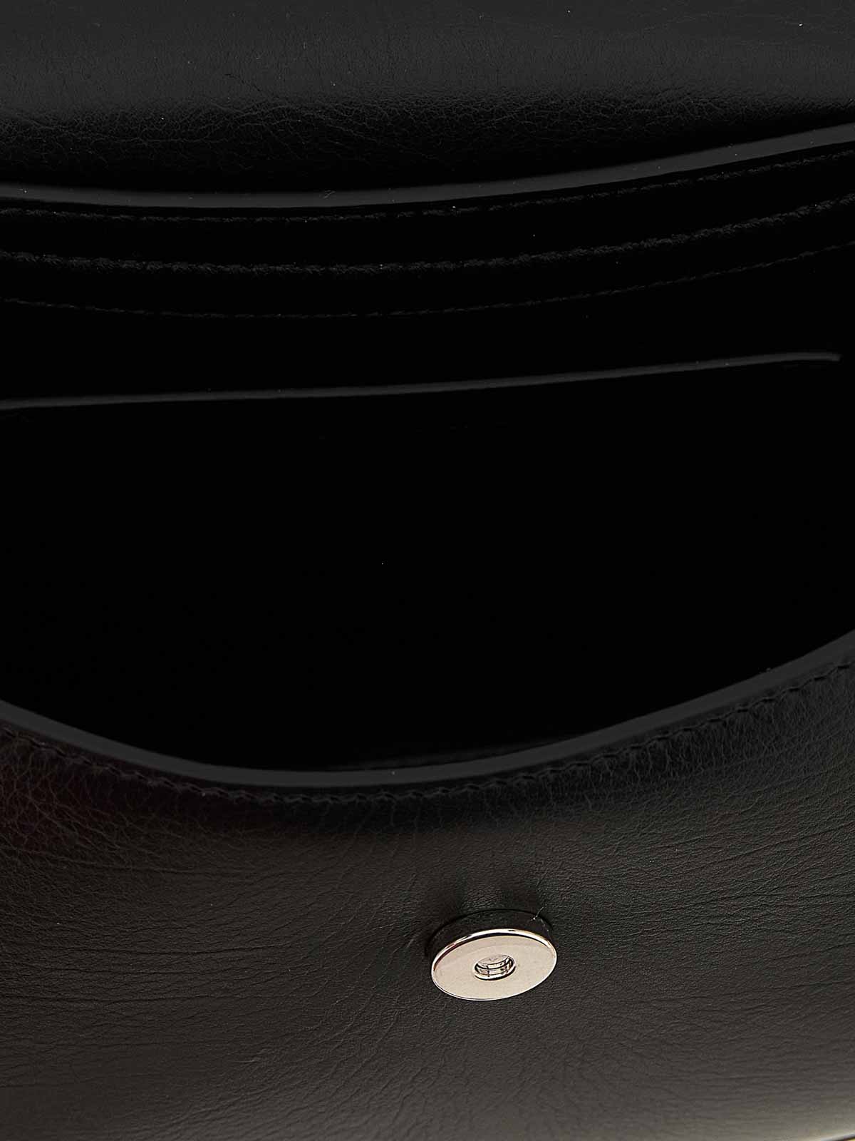 Jil Sander Small Crossbody Bag In Black