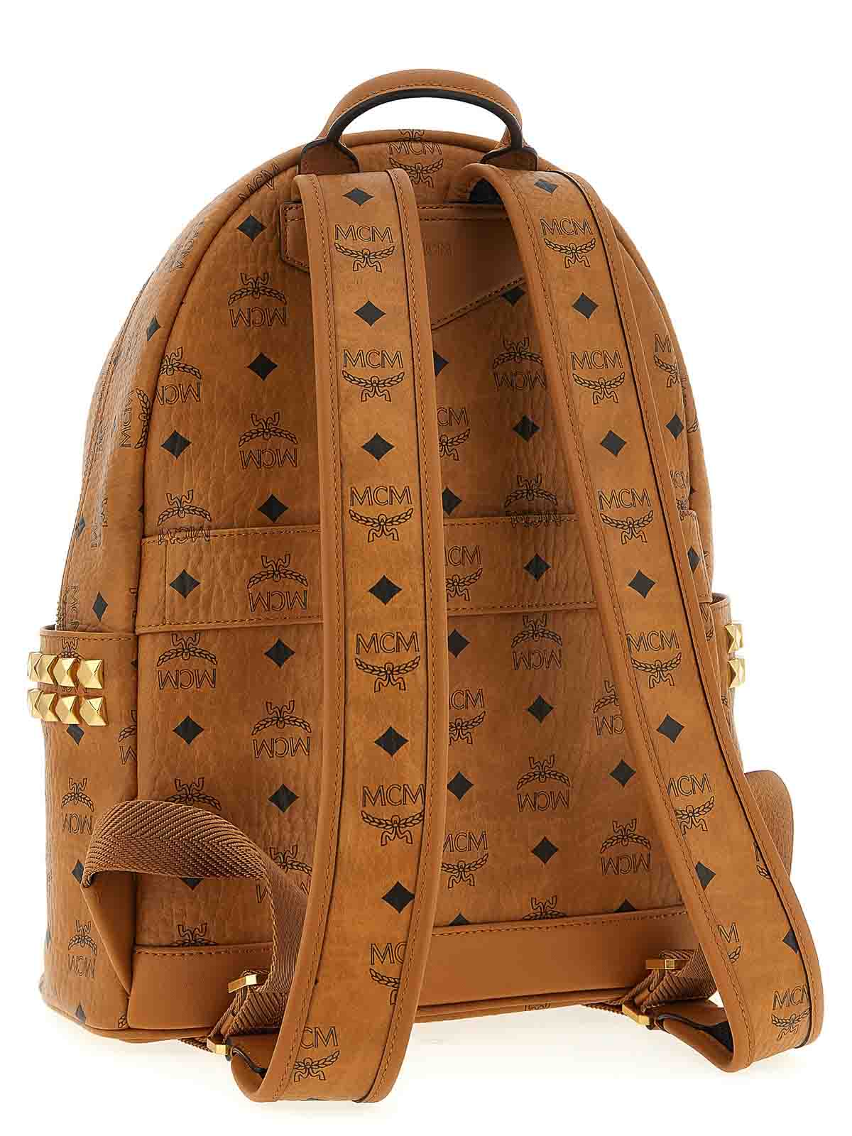 Mcm Small-medium Backpack In Brown