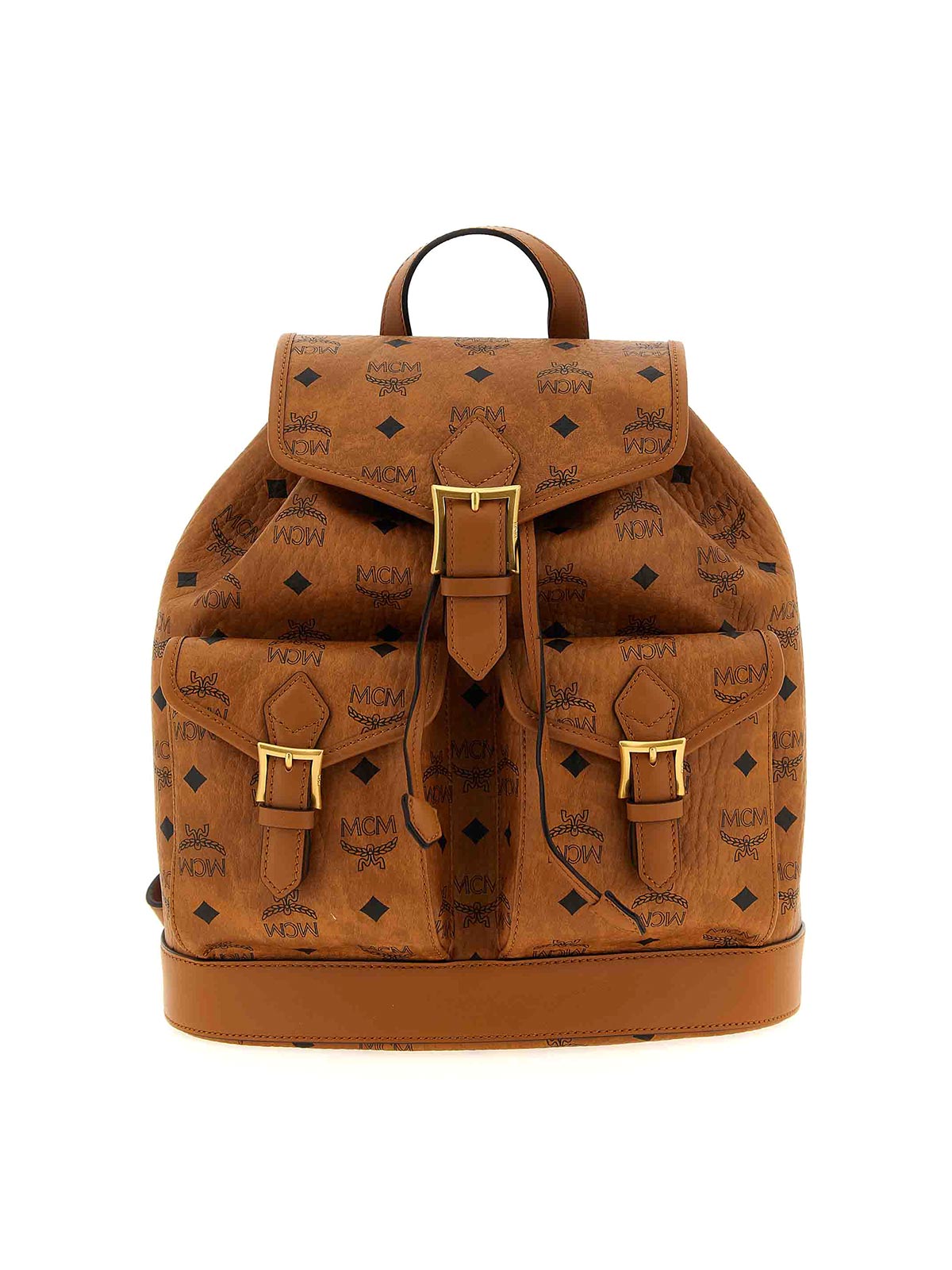 Mcm Aren Backpack In Brown