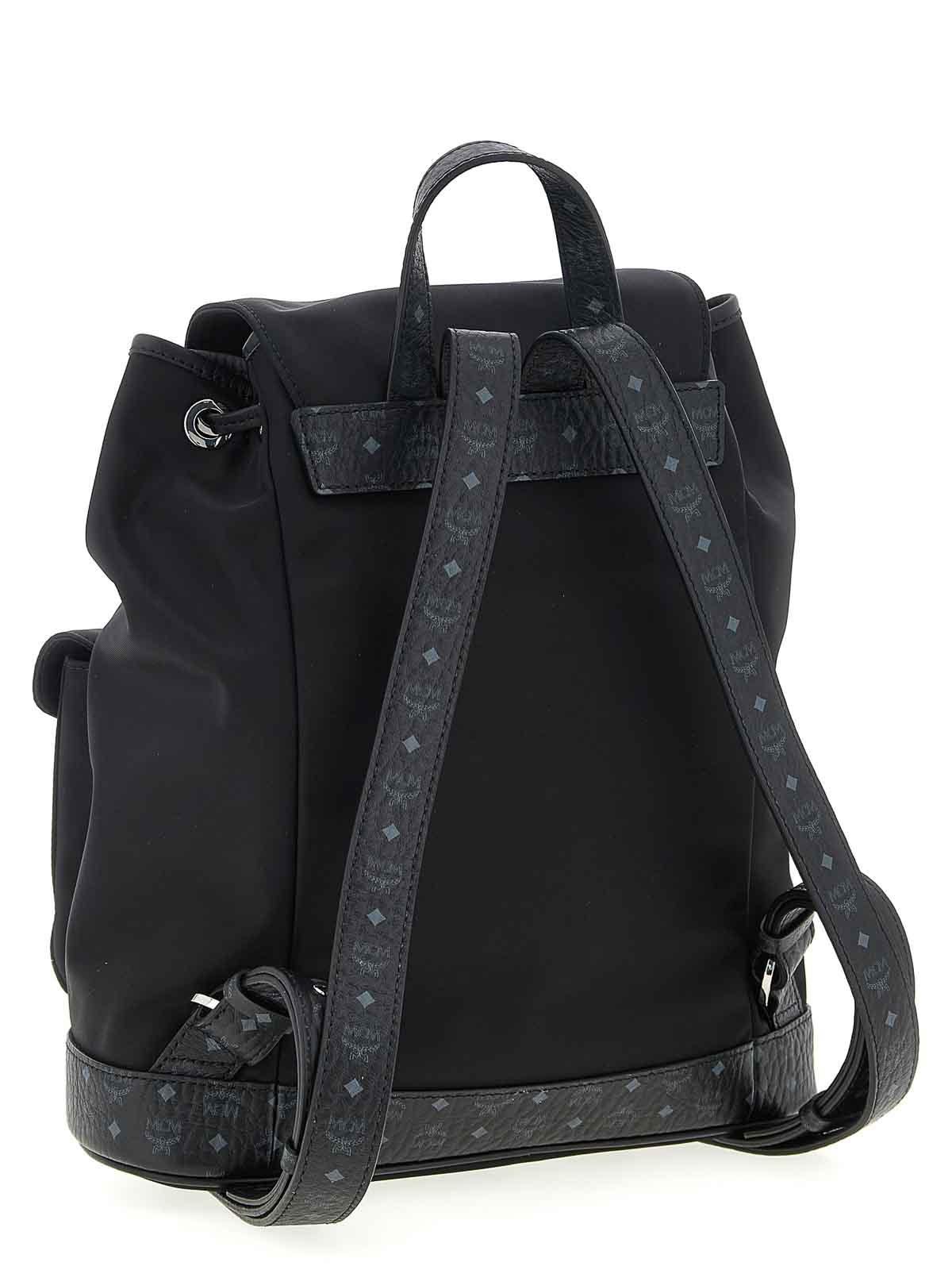 Mcm Small Backpack In Black