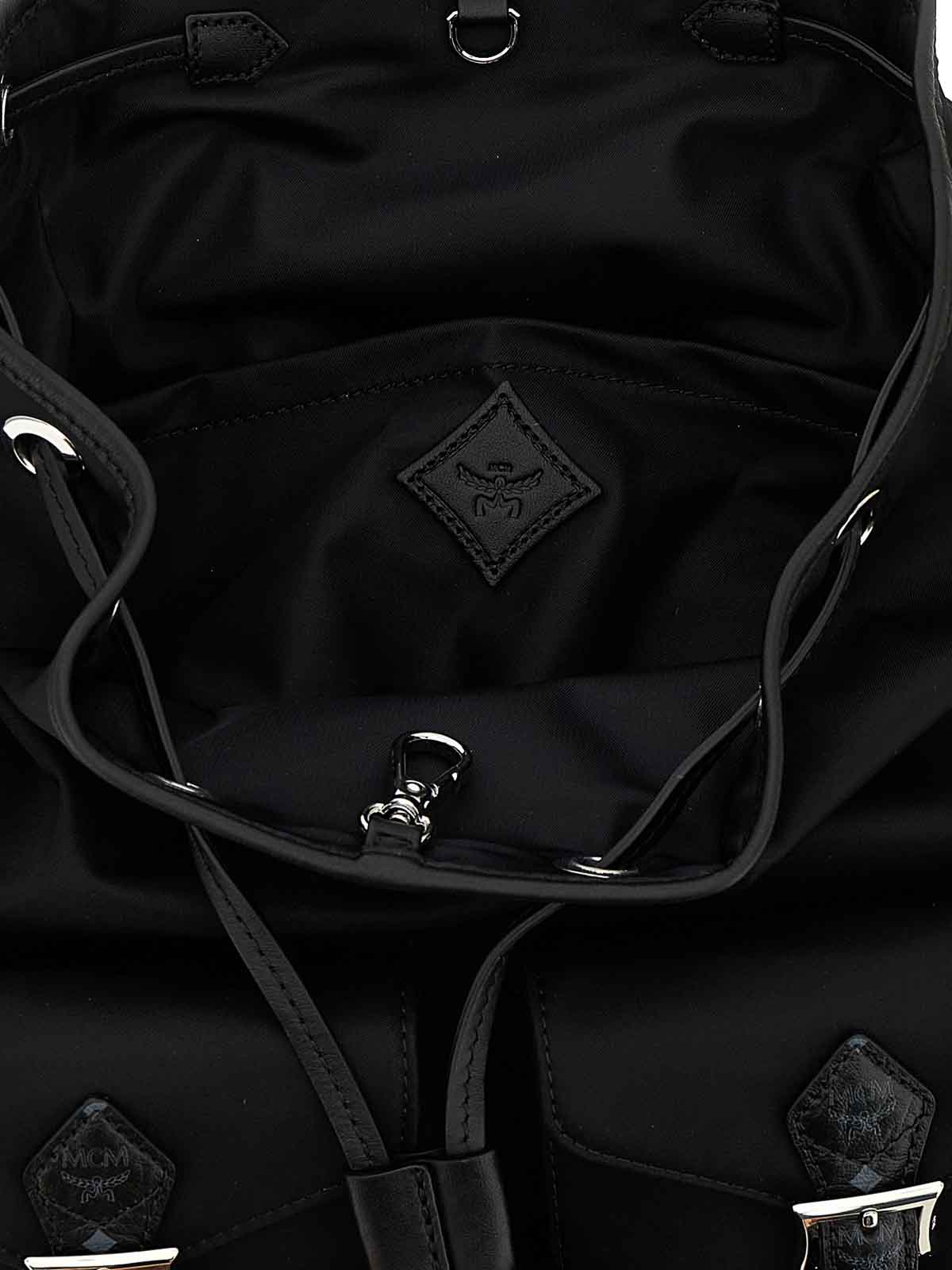 Mcm Small Backpack In Black