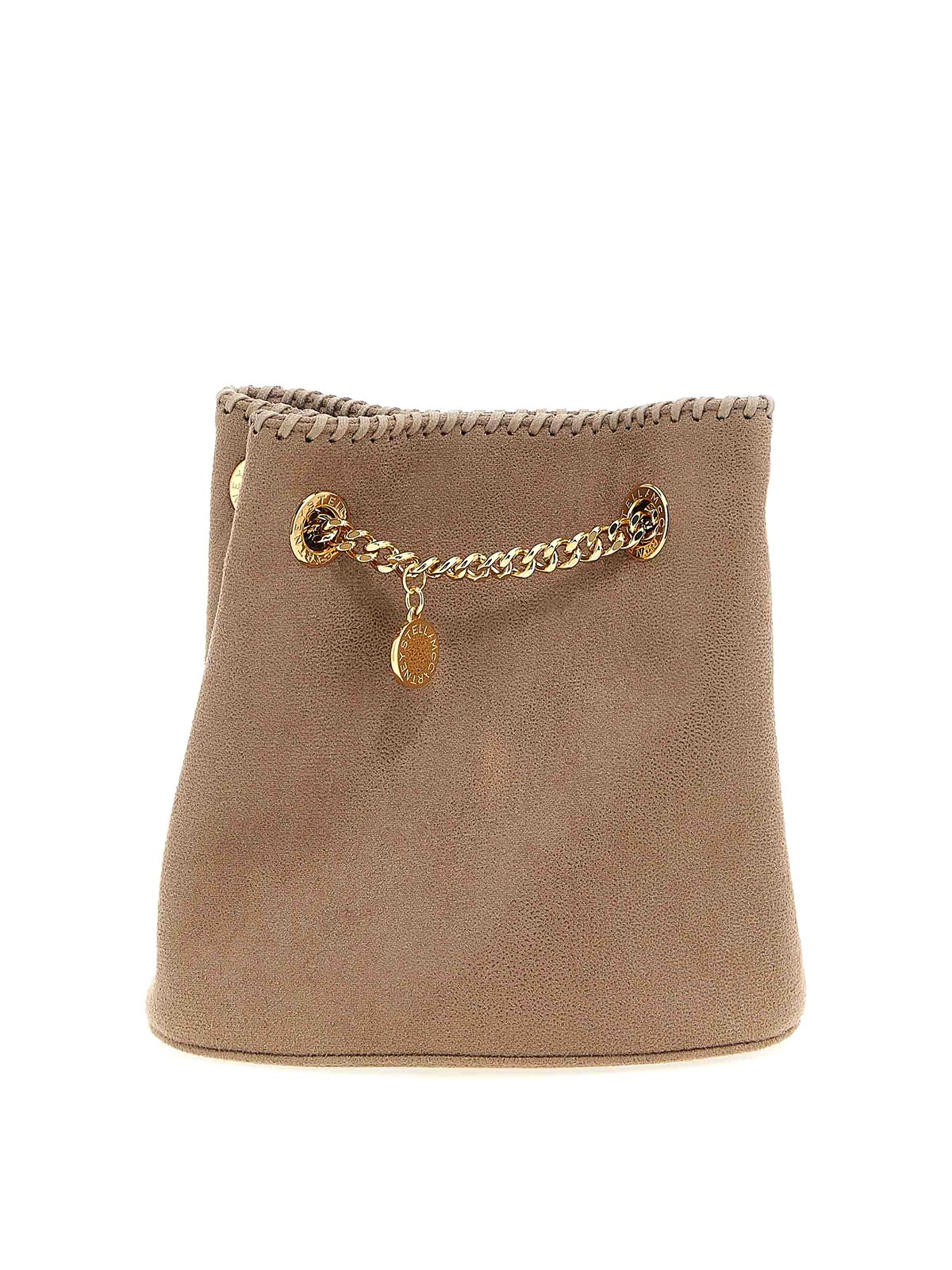 Stella Mccartney Falabella Bucket Bag In Sand