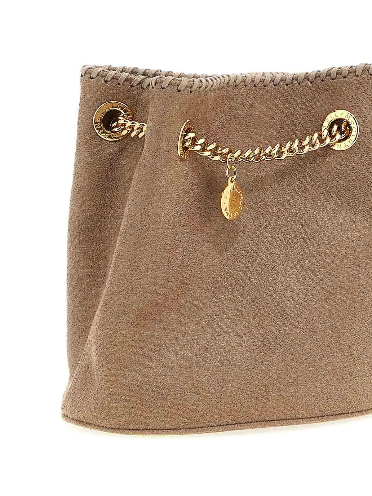 Stella Mccartney Falabella Bucket Bag In Sand