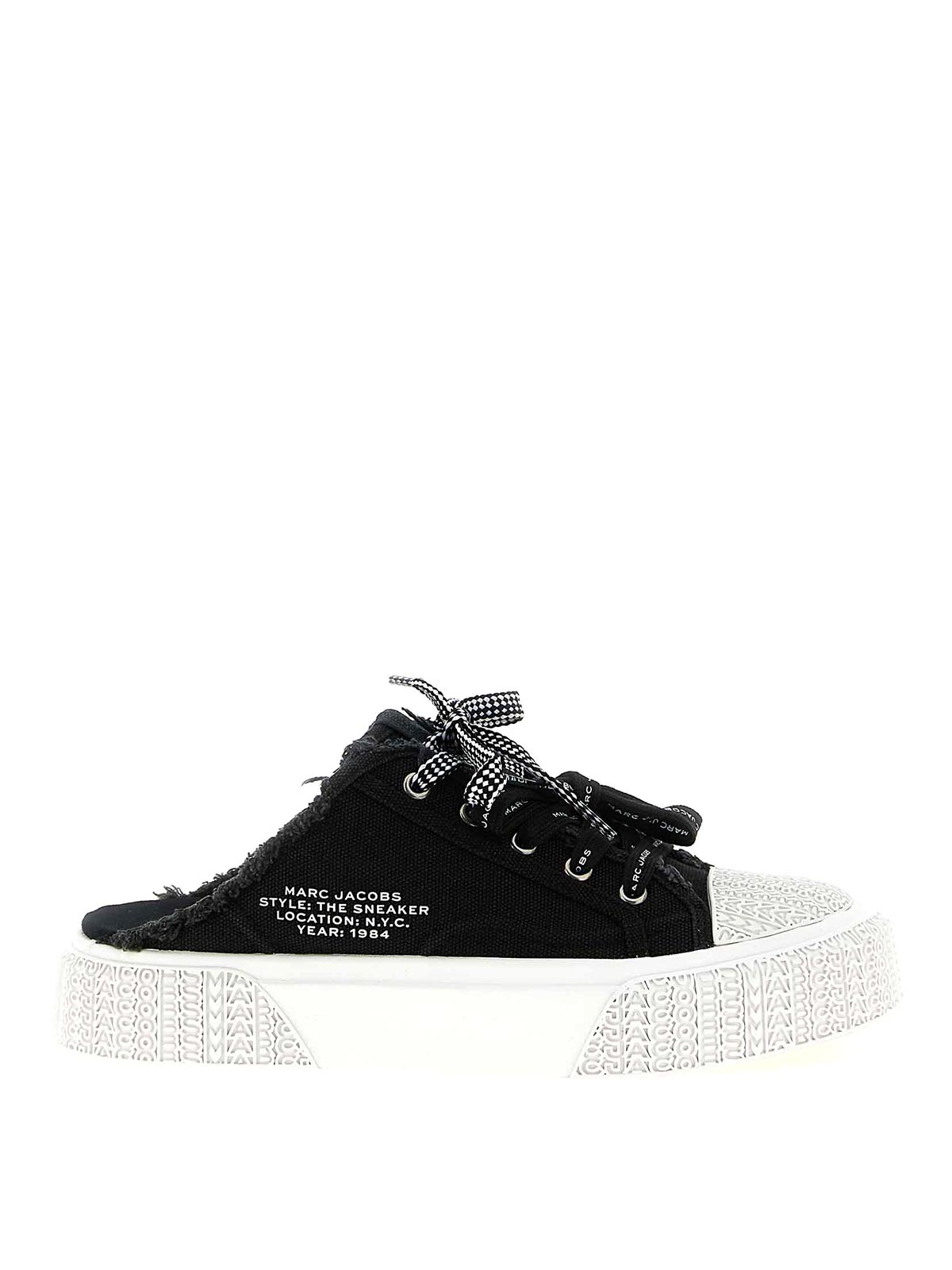 Marc Jacobs The Sneaker Mule Sneakers In Black