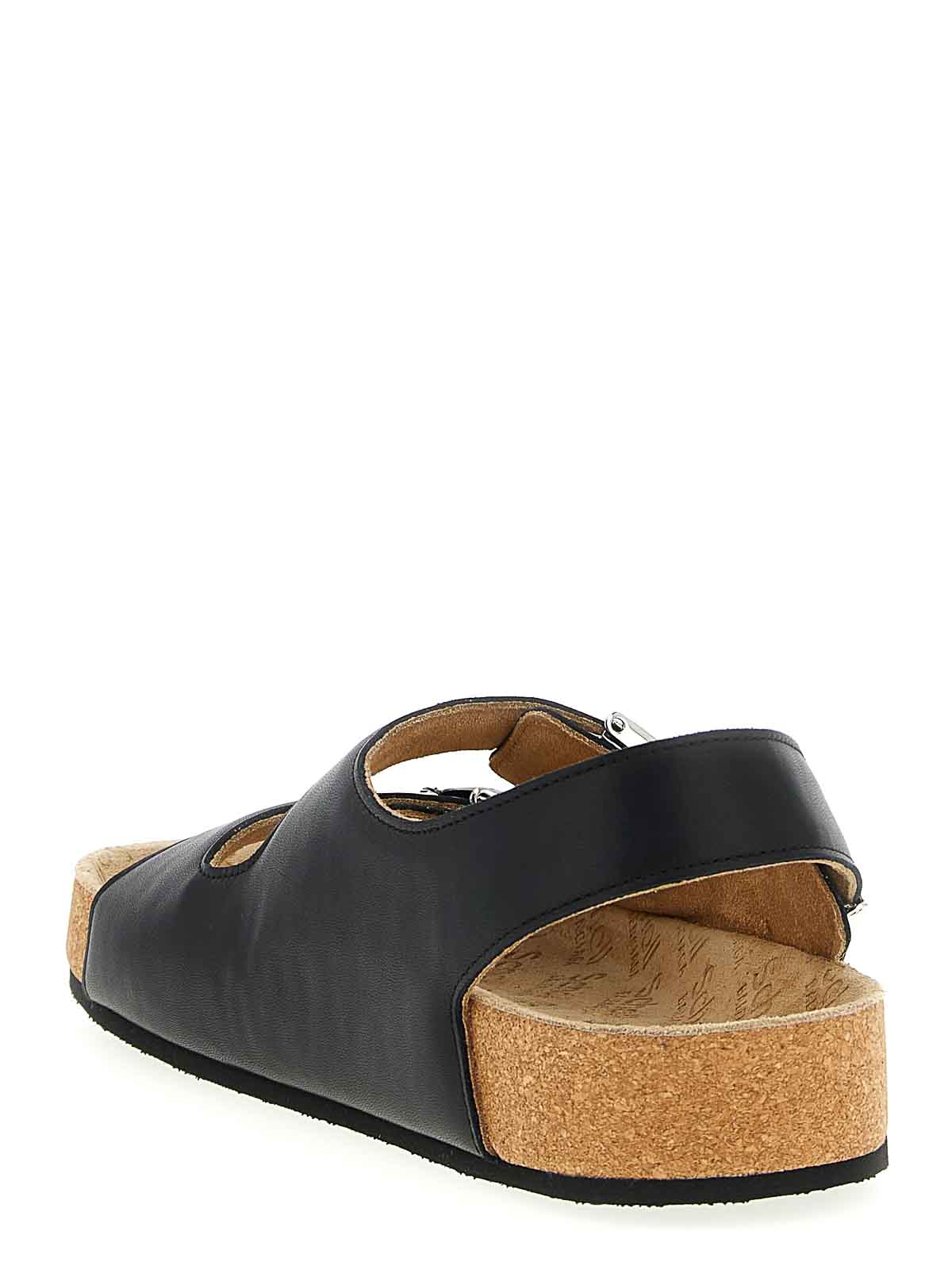 Balenciaga X Scholl Sandals In Black