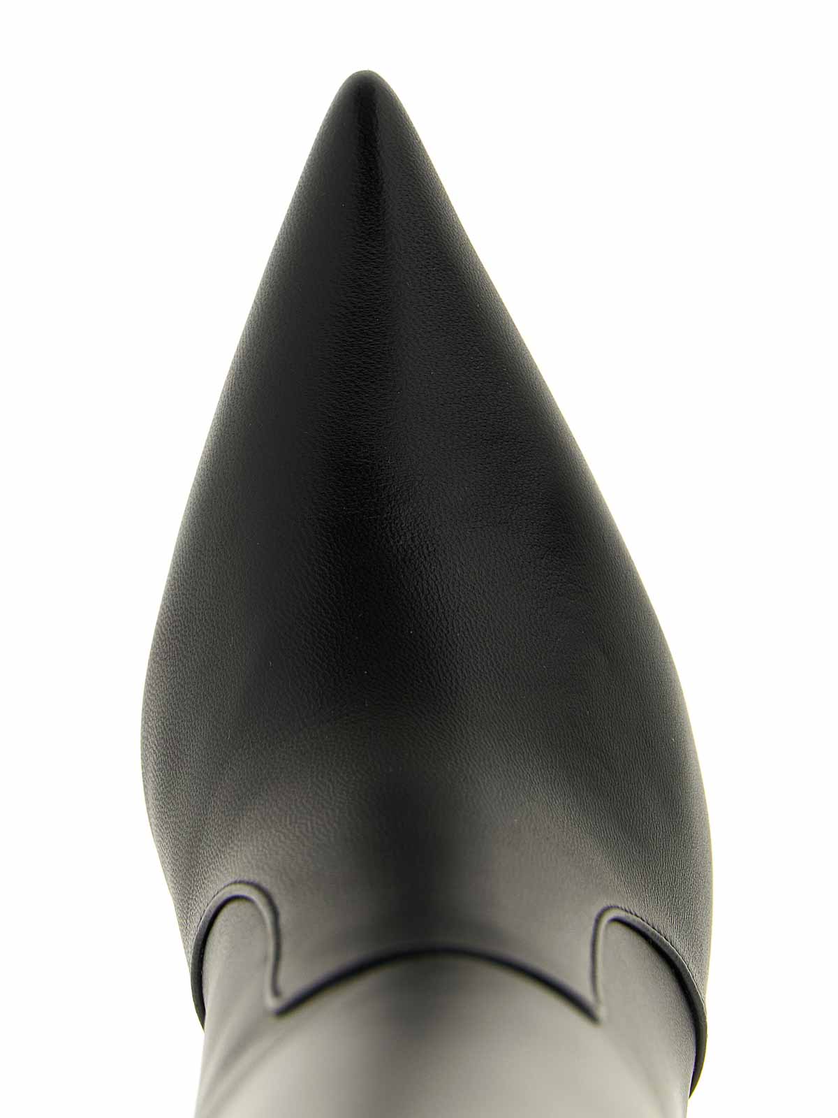 Gianvito Rossi 85mm Hansen Cuissard Pointed-toe Boots In Black