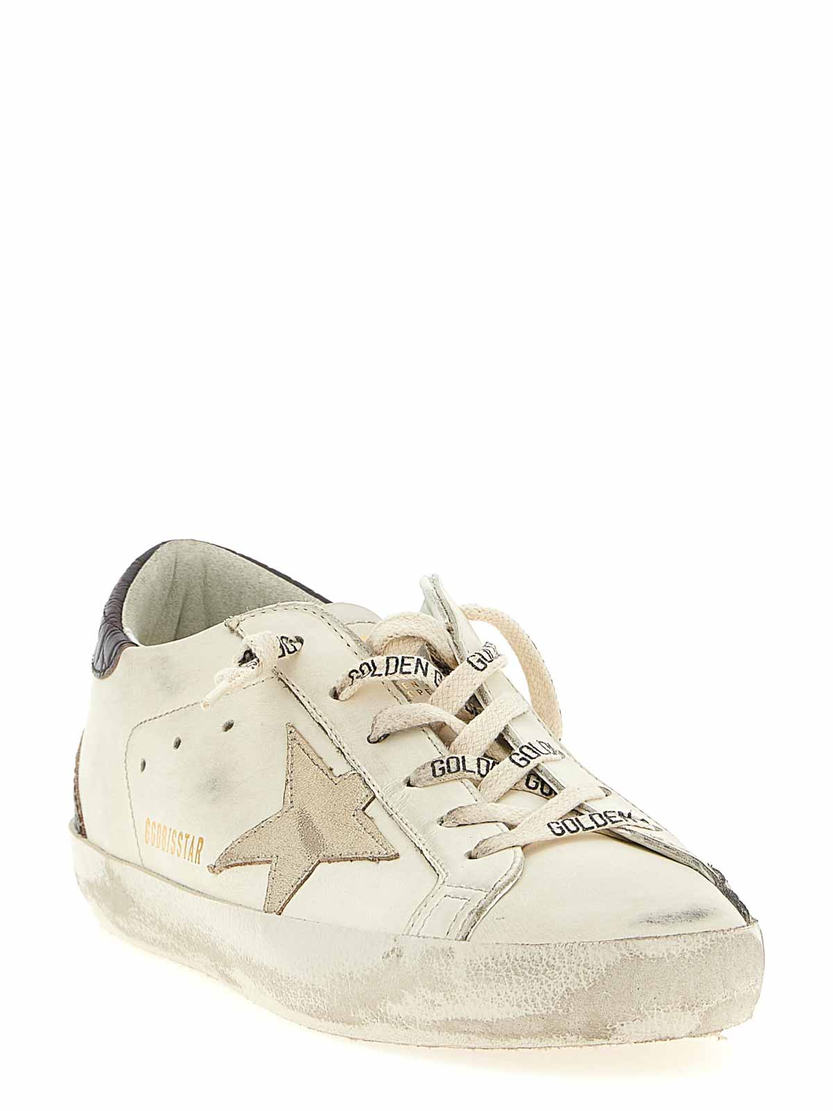 Golden Goose Deluxe Brand Women Super Star Leather Sneakers In Neutral