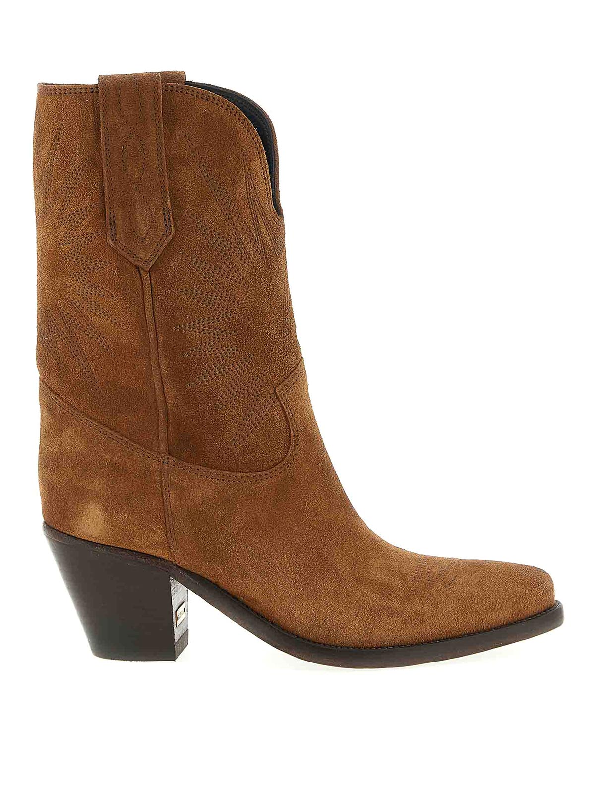 Golden Goose Wish Star Boots In Brown