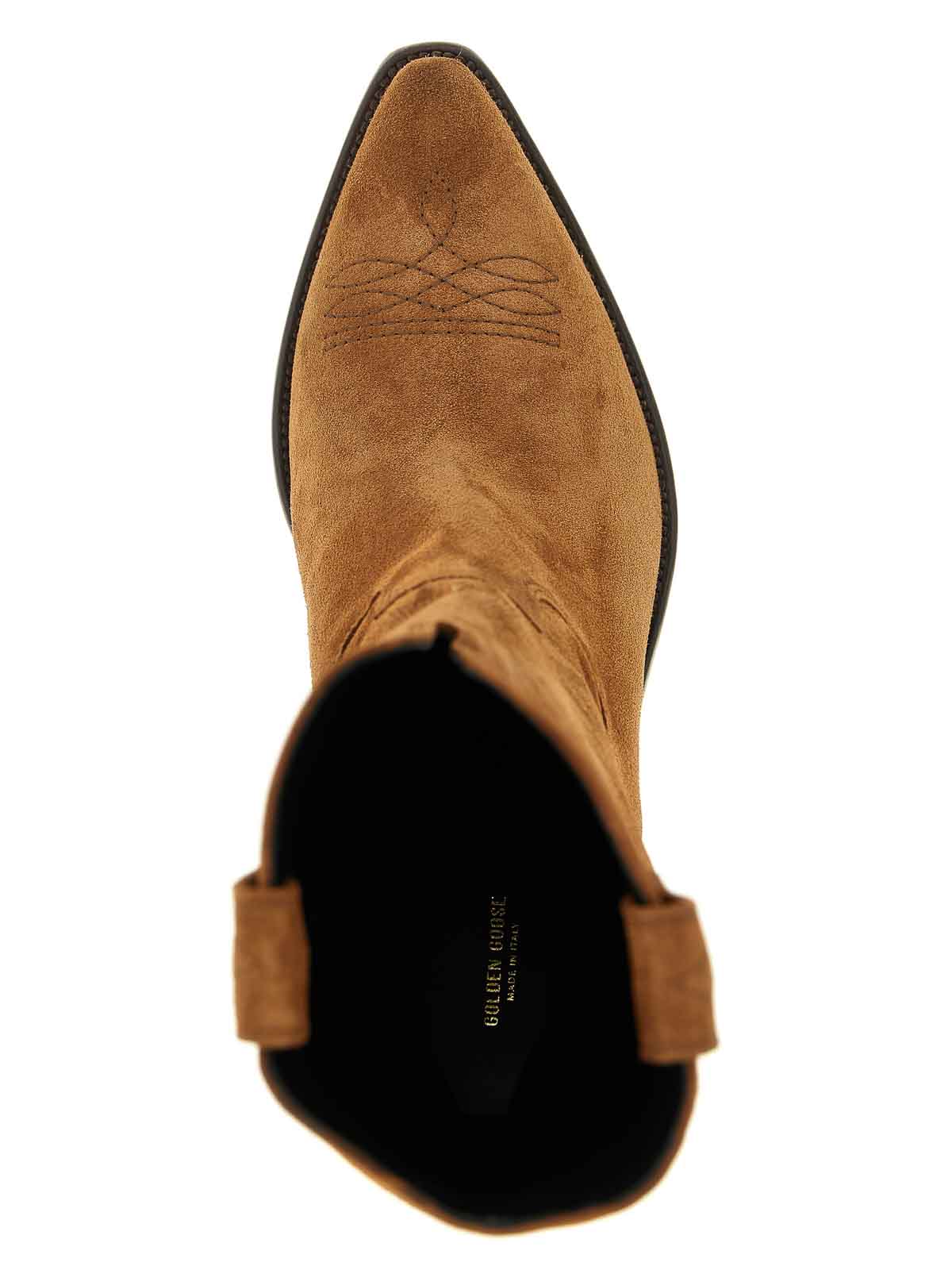 Golden Goose Wish Star Boots In Brown