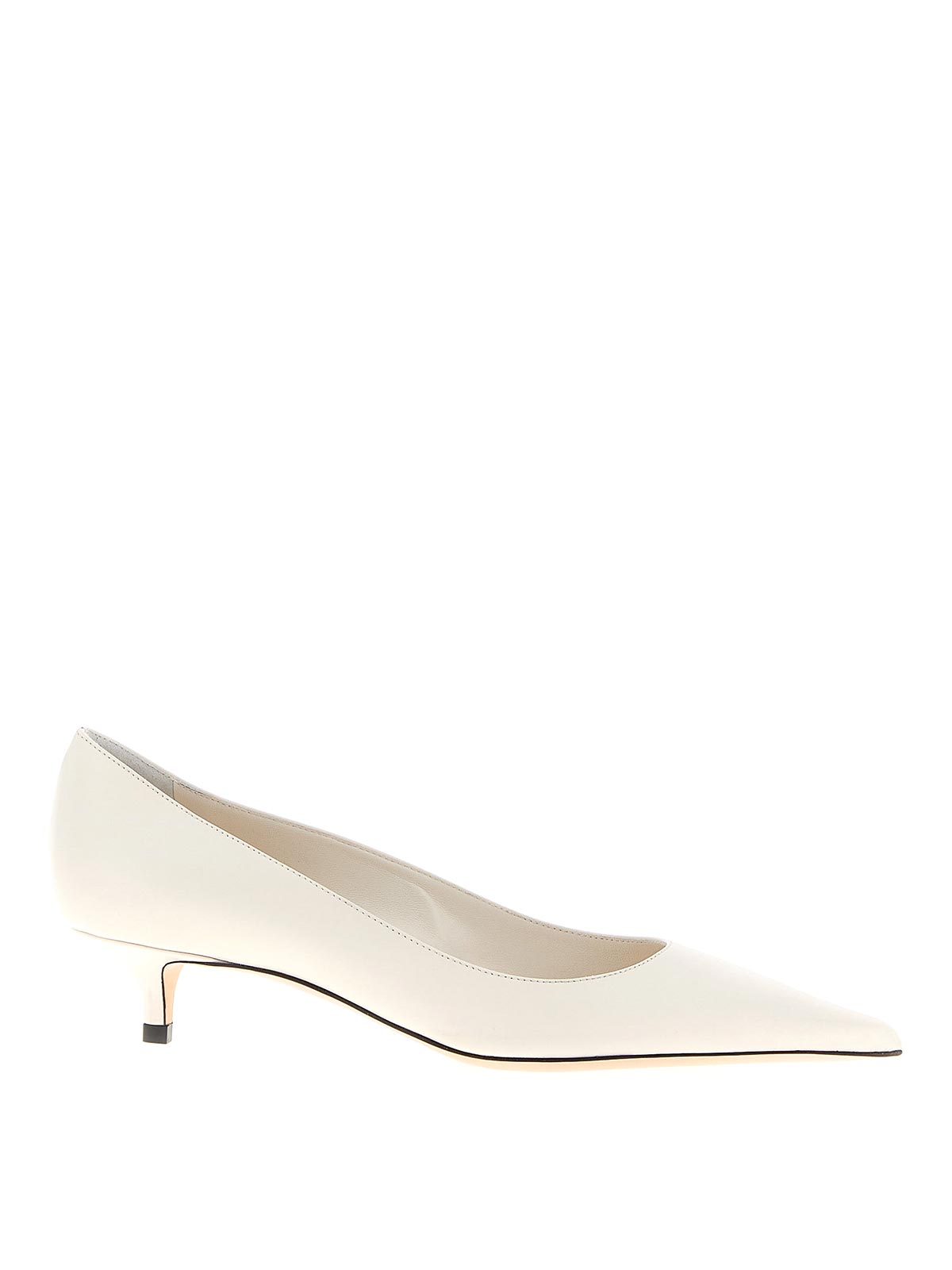 Jimmy Choo Amelia Leather Pumps In White