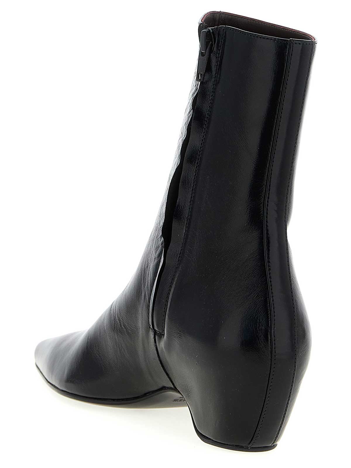 Khaite Sybil Ankle Boots In Black
